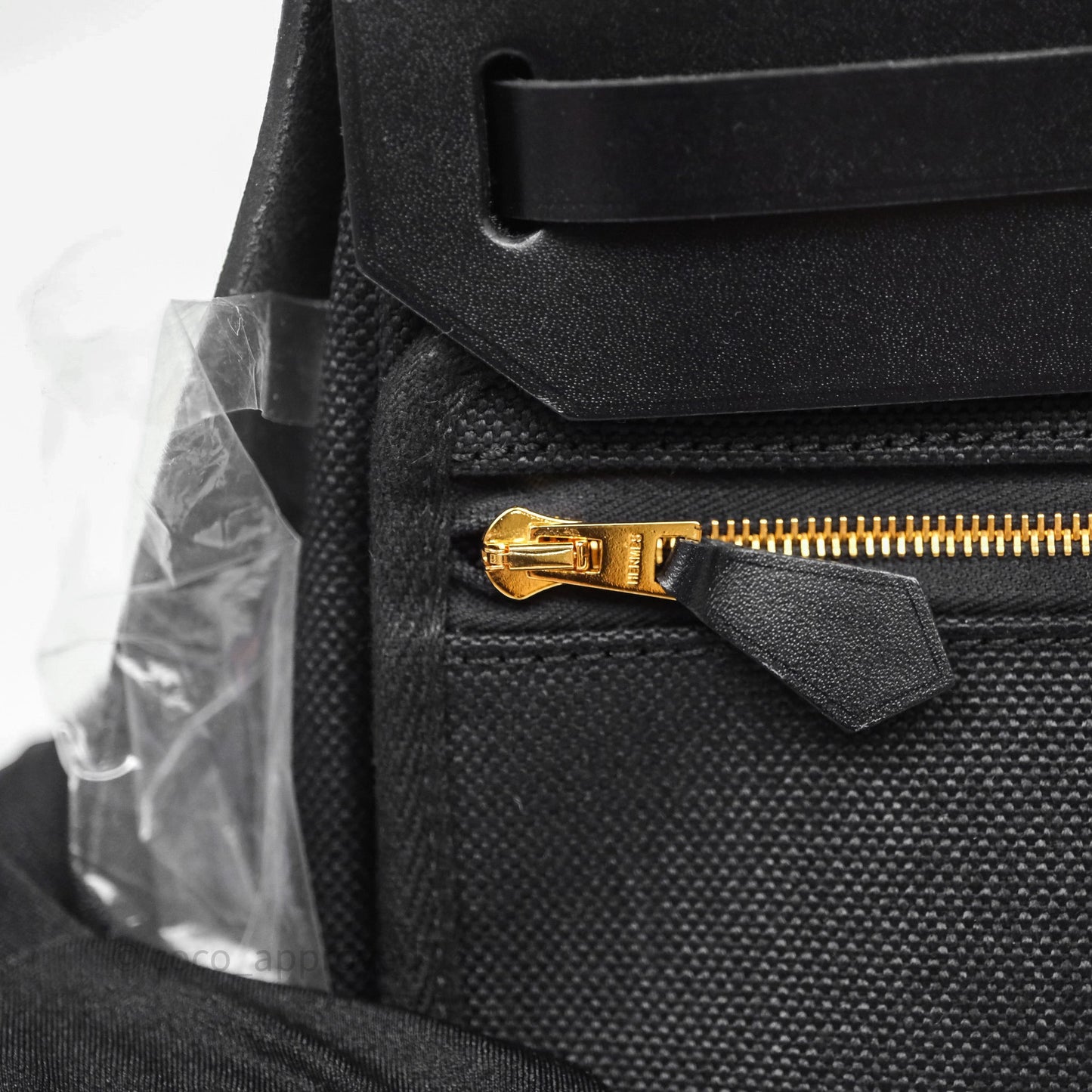 Hermès Herbag Zip 20 Mini Black Noir 89 Gold Hardware