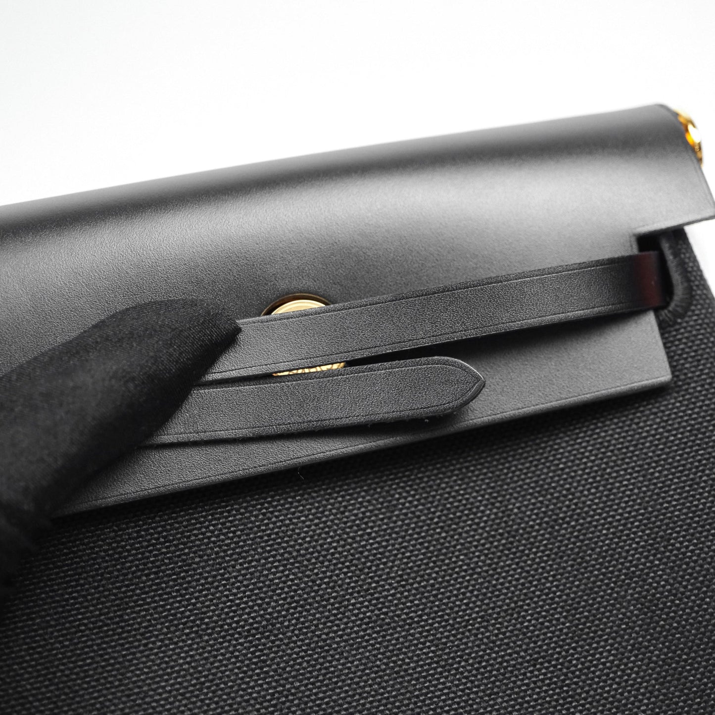 Hermès Herbag Zip 20 Mini Black Noir 89 Gold Hardware
