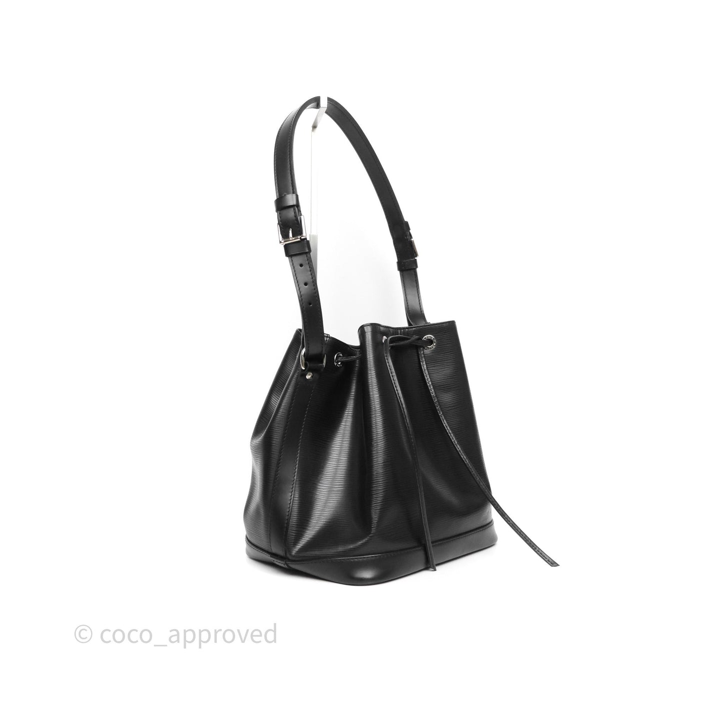 Louis Vuitton Petit Noe Shoulder Bag in Black Epi