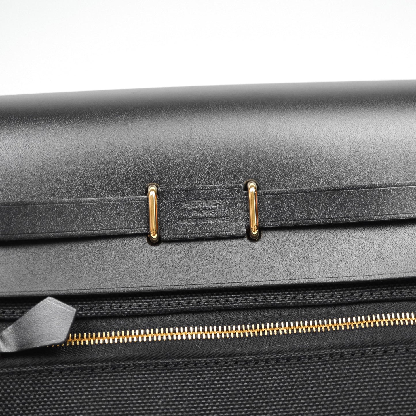 Hermès Herbag Zip 20 Mini Black Noir 89 Gold Hardware