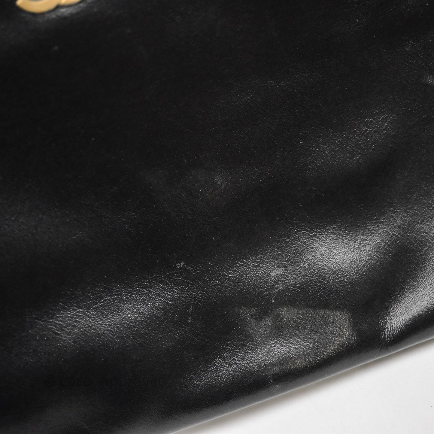 Chanel 22 Small Black Shiny Crumpled Calfskin Aged Gold Hardware