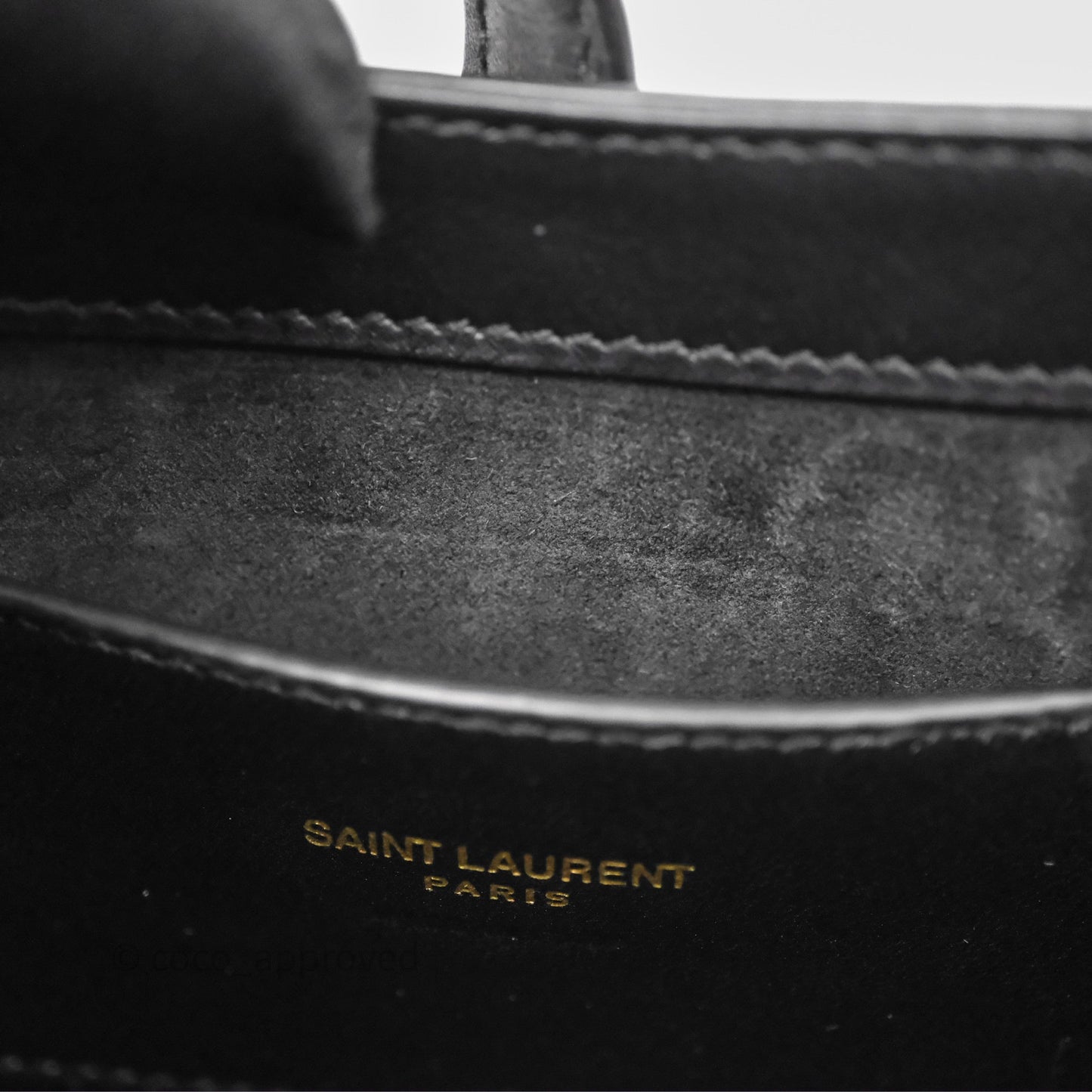 Saint Laurent ‘Le 5 a 7’ Mini Hobo Bag Black Smooth Calfskin