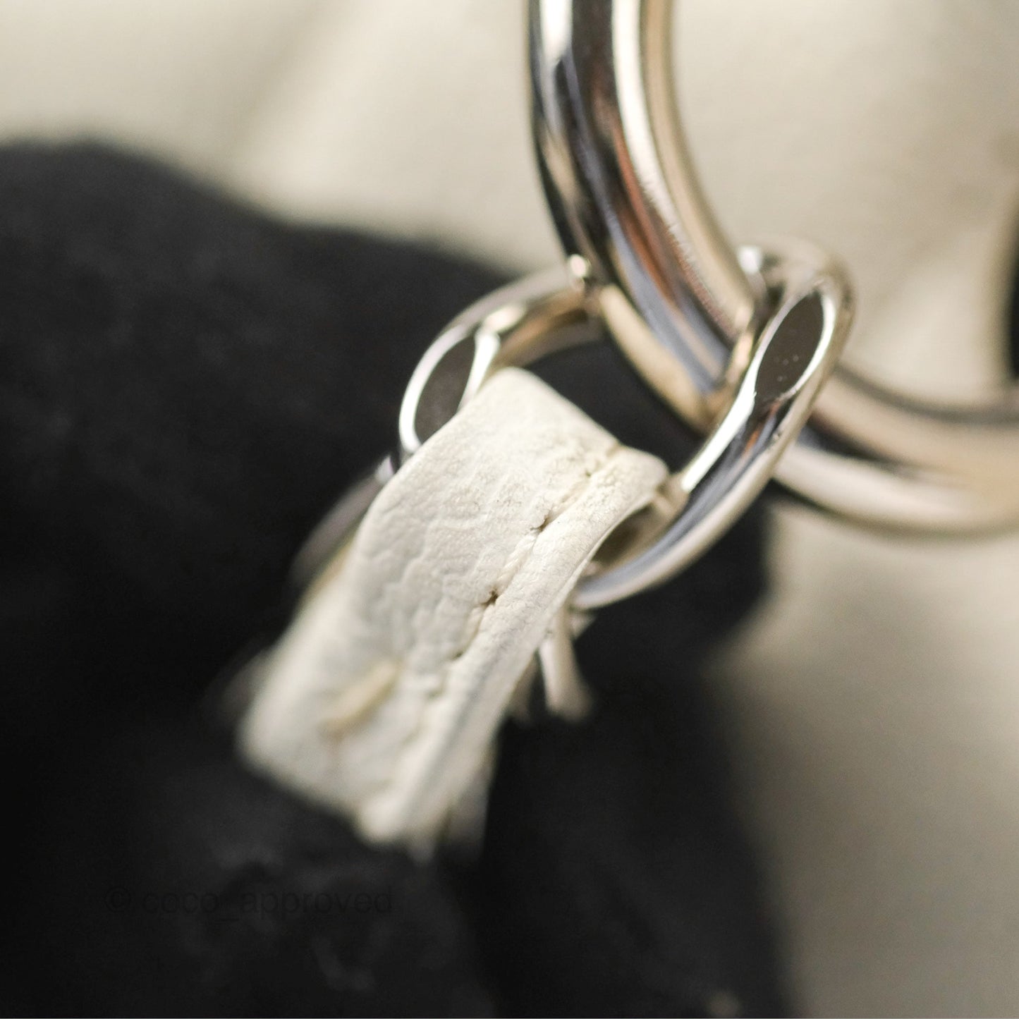 Chanel GST White Caviar Silver Hardware