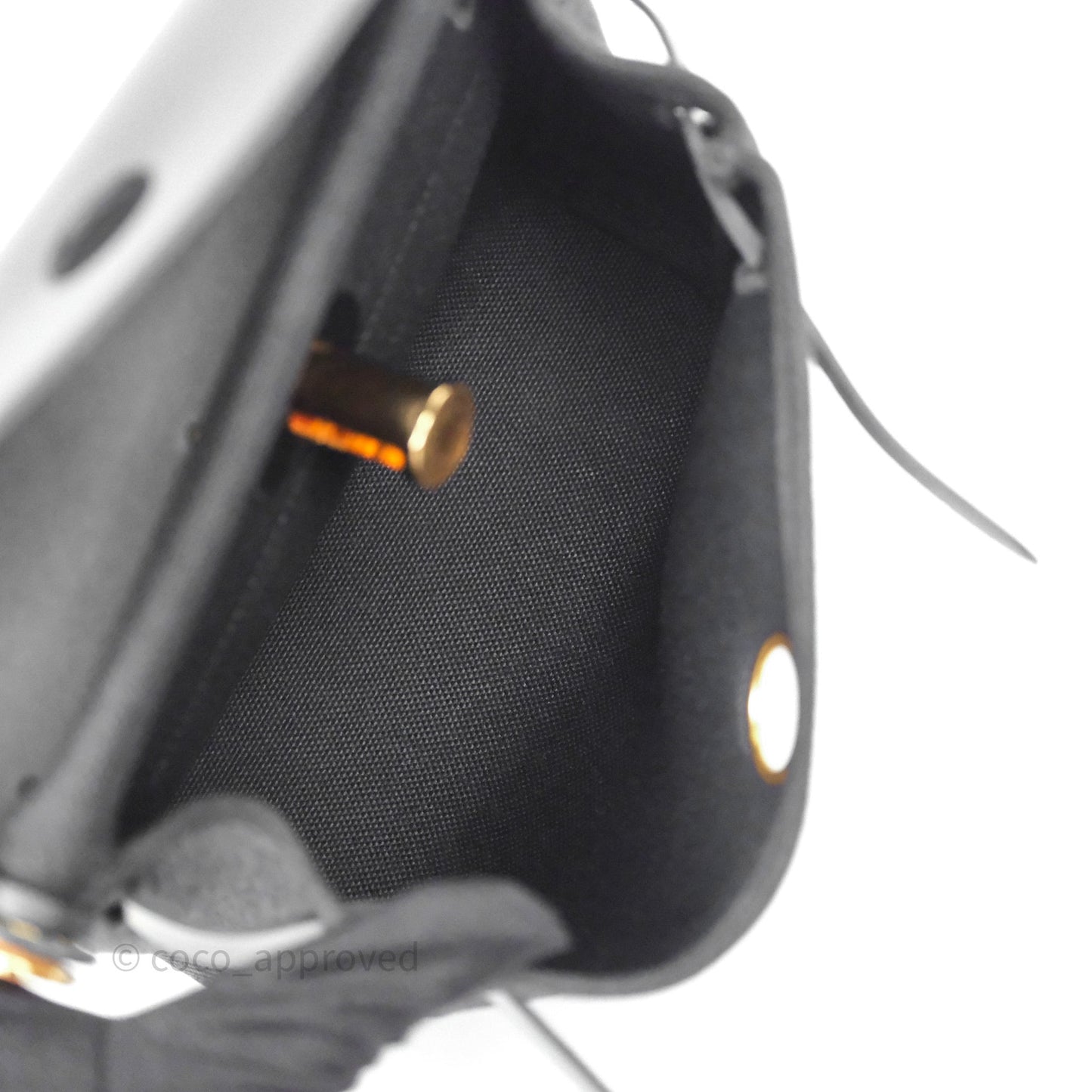 Hermès Herbag Zip 20 Mini Black Noir 89 Gold Hardware