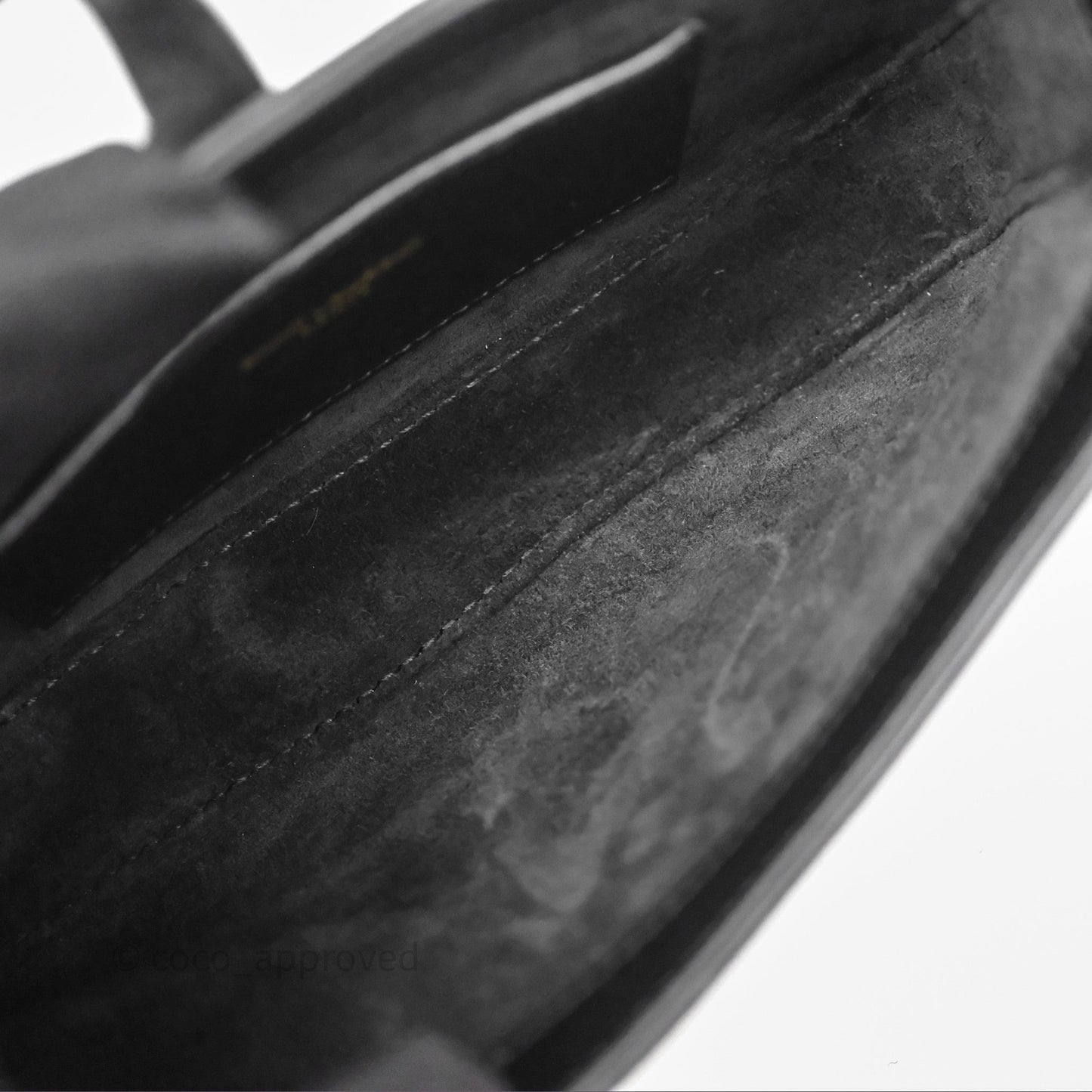 Saint Laurent ‘Le 5 a 7’ Mini Hobo Bag Black Smooth Calfskin