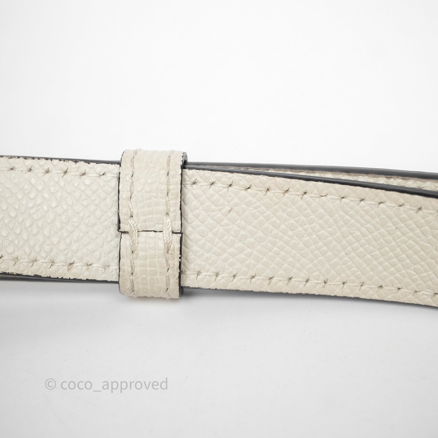 Christian Dior Mini Saddle Bag White Grained Calfskin Gold Hardware