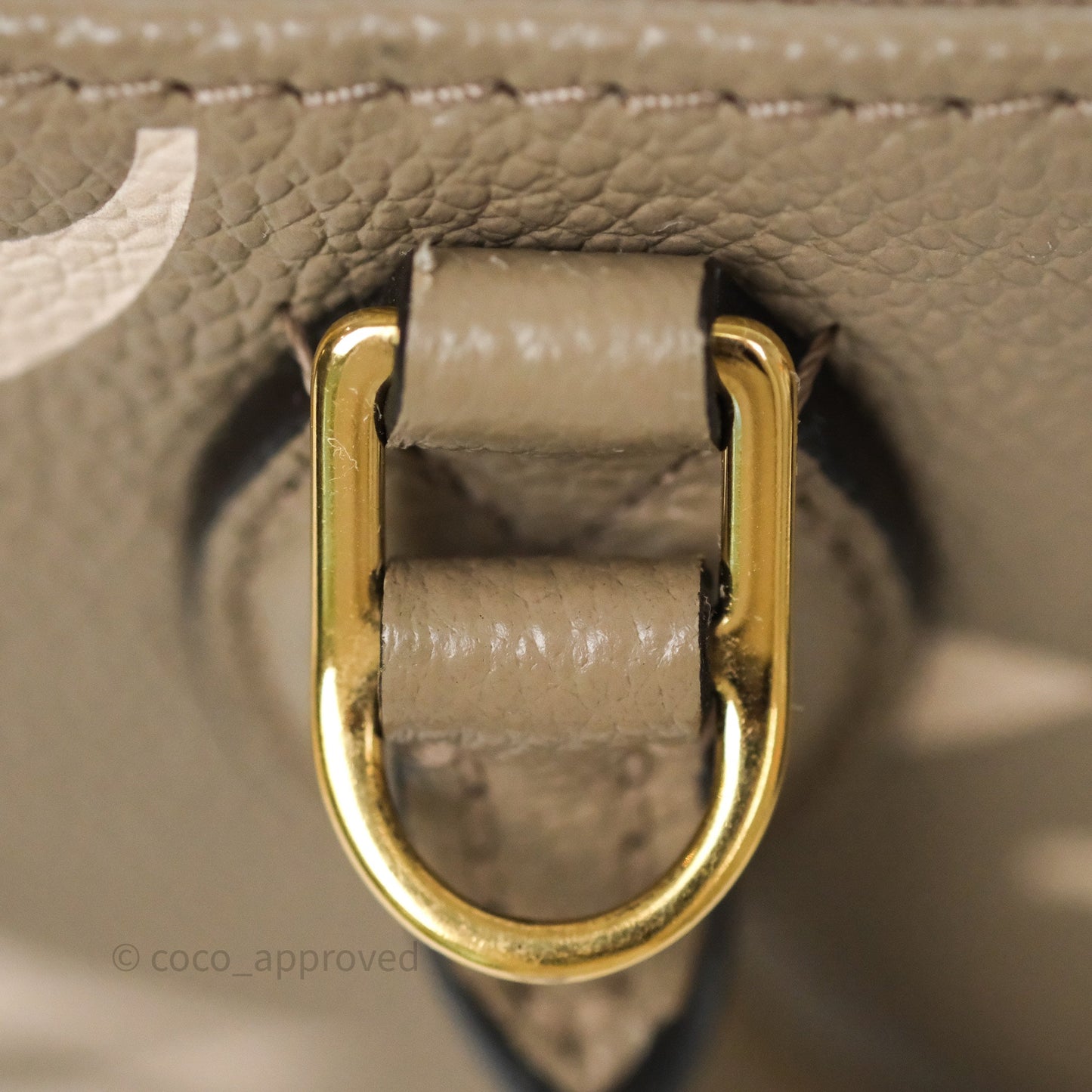 Louis Vuitton OnTheGo BB Dove Gray/Cream Monogram Empreinte Leather