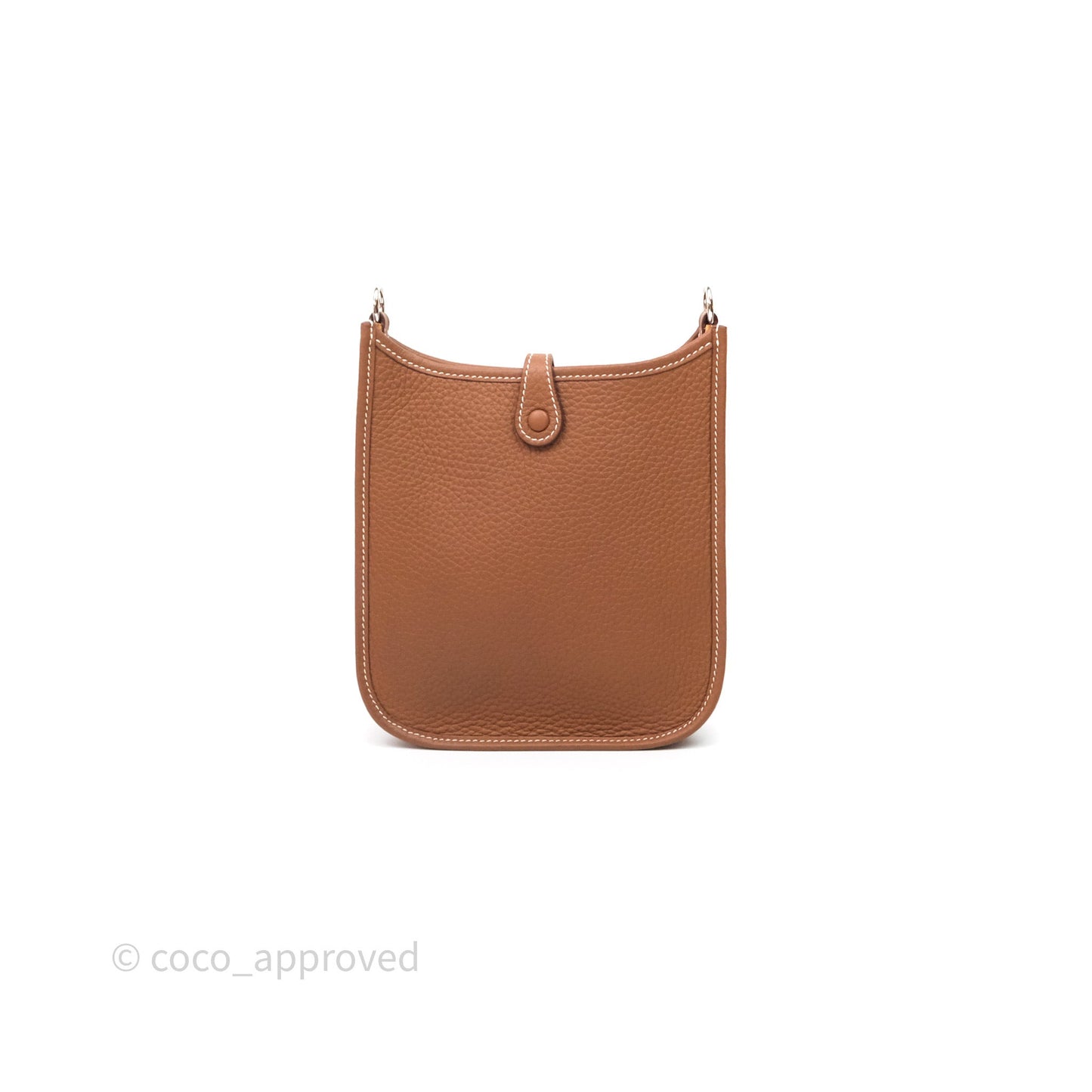 Hermès Mini Evelyne 16 Gold 37 Clemence Palladium Hardware