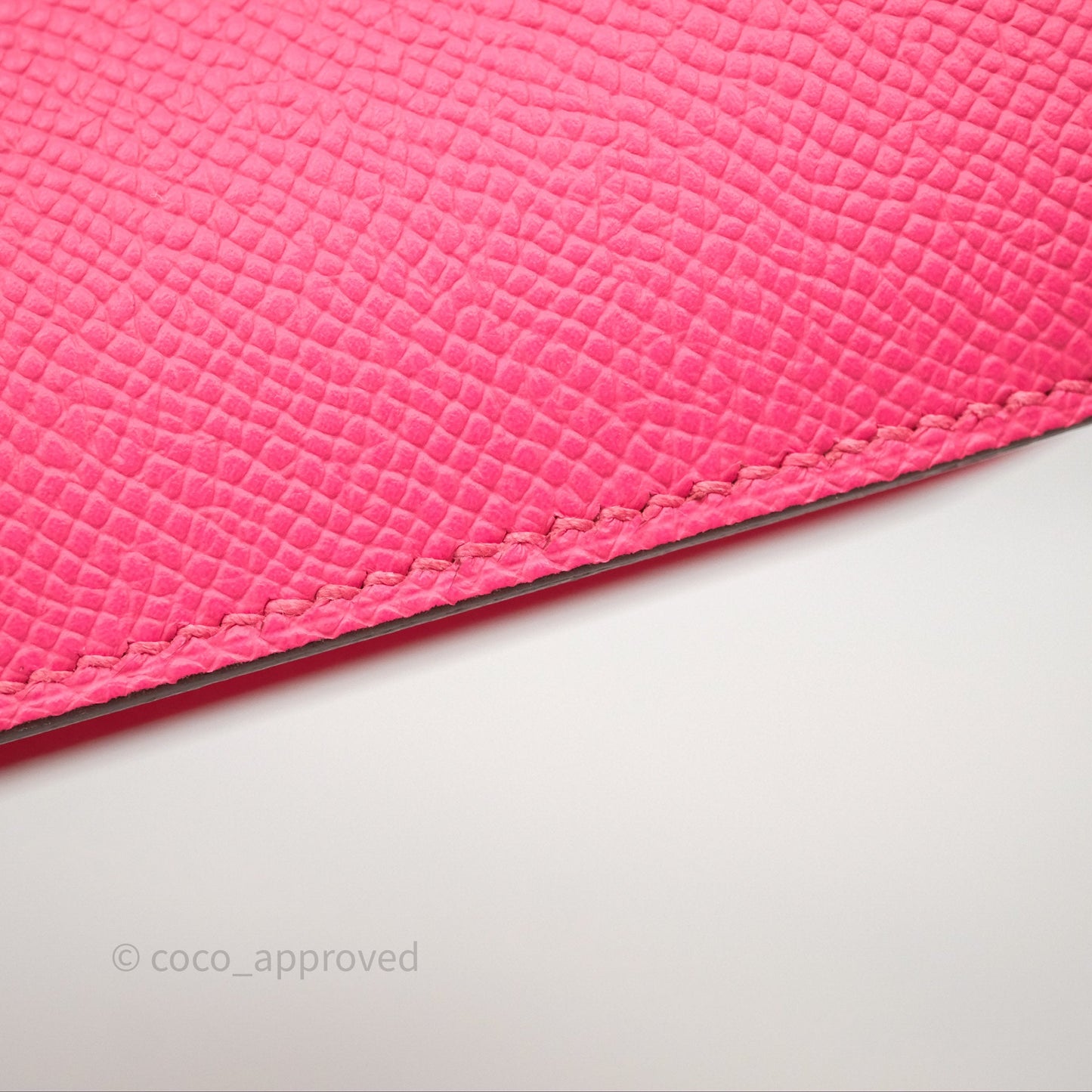 Hermès Mini Constance 18cm Rose Azalee 8W Palladium Hardware