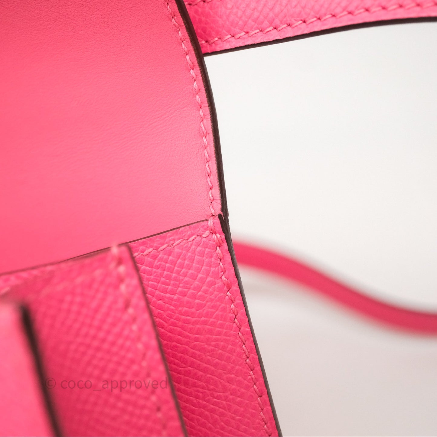 Hermès Mini Constance 18cm Rose Azalee 8W Palladium Hardware