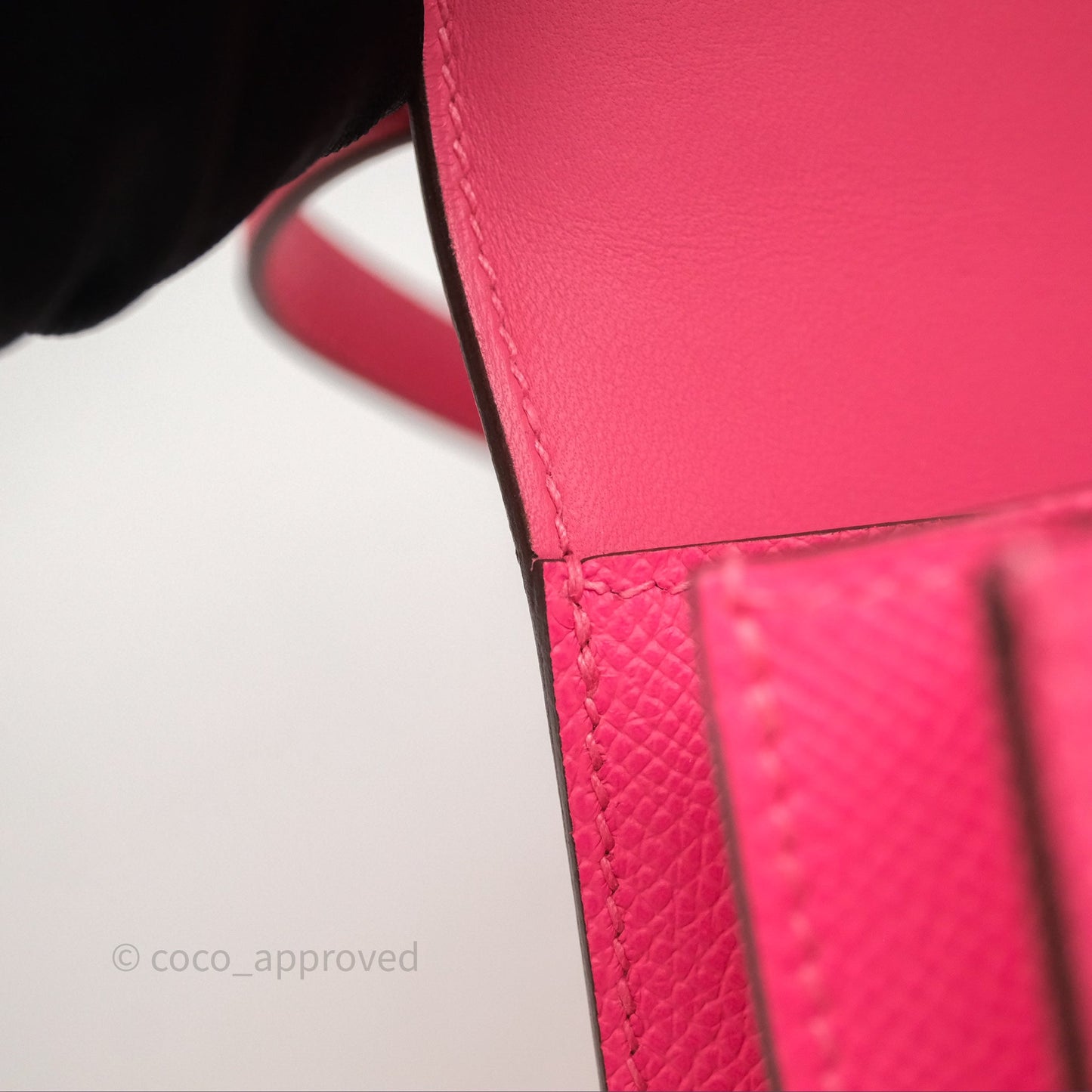 Hermès Mini Constance 18cm Rose Azalee 8W Palladium Hardware