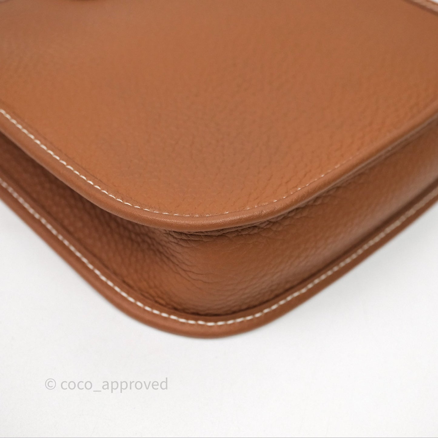 Hermès Mini Evelyne 16 Gold 37 Clemence Palladium Hardware