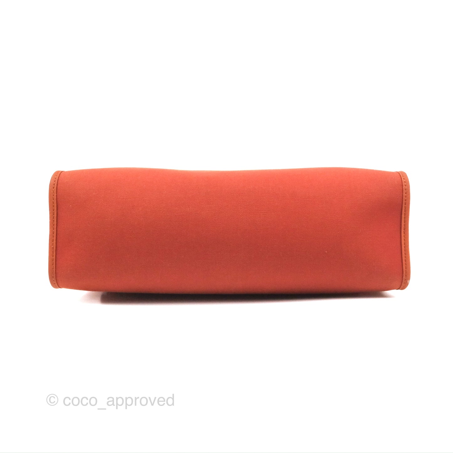 Hermès Herbag Zip 31 Cuivre/Black Canvas Palladium Hardware