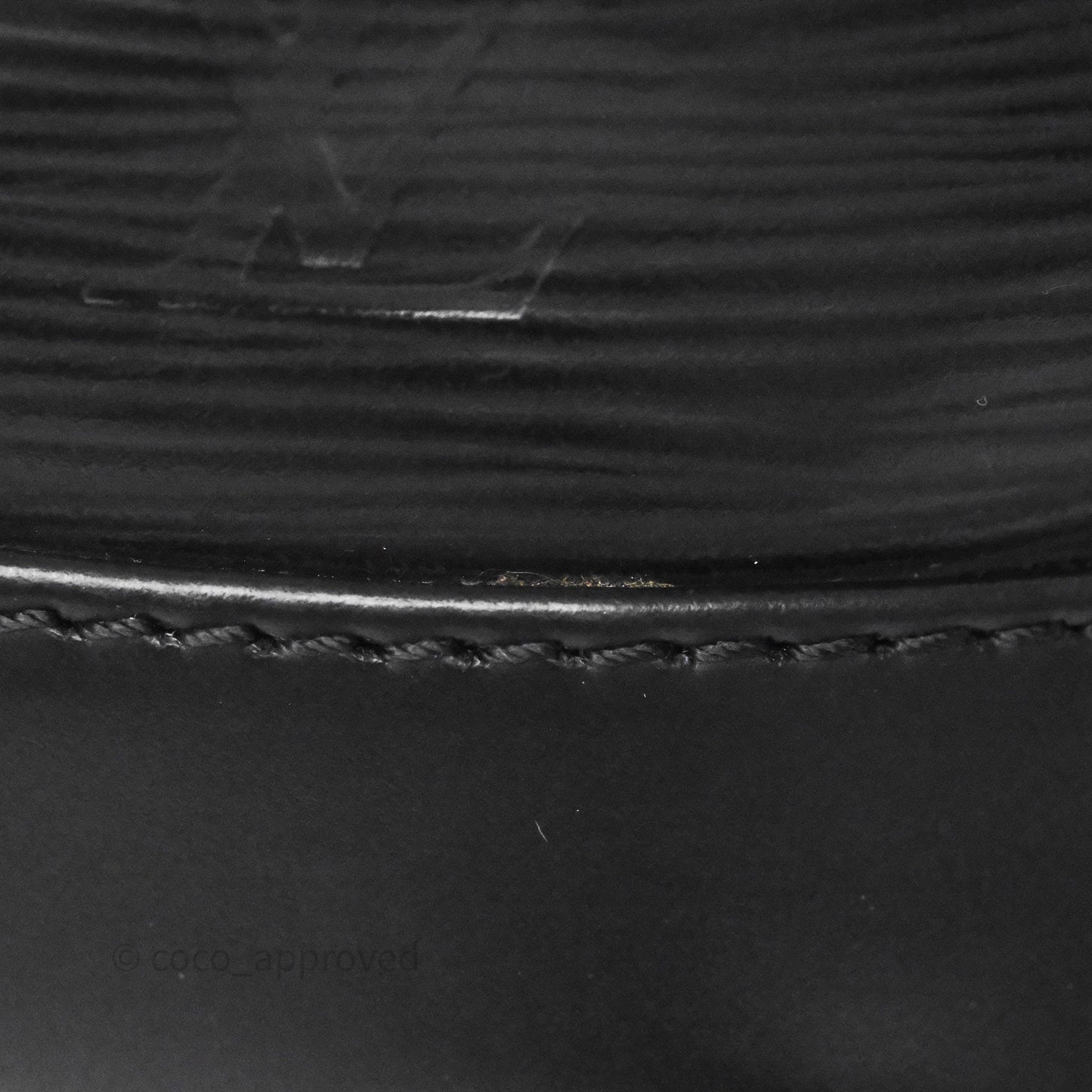 Louis Vuitton Petit Noe Shoulder Bag in Black Epi