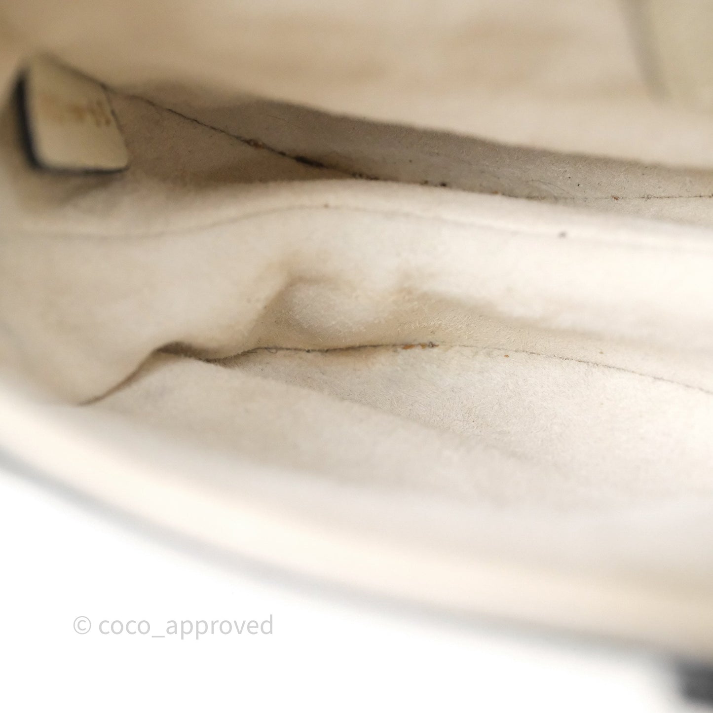 Christian Dior Mini Saddle Bag White Grained Calfskin Gold Hardware