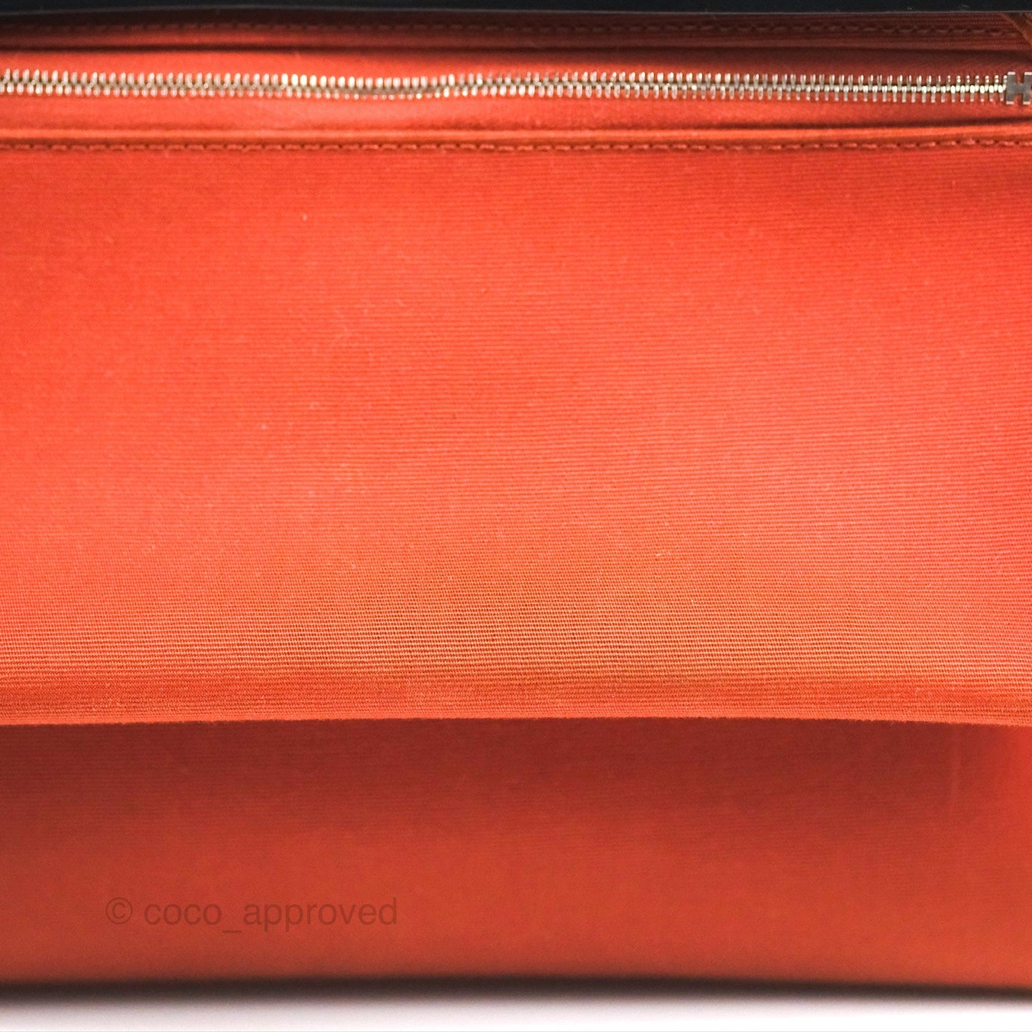 Hermès Herbag Zip 31 Cuivre/Black Canvas Palladium Hardware