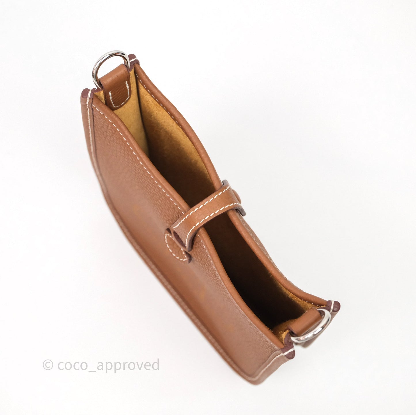 Hermès Mini Evelyne 16 Gold 37 Clemence Palladium Hardware
