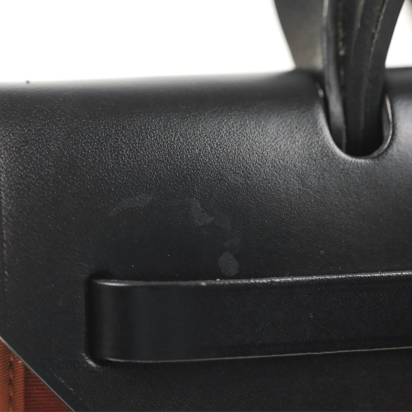 Hermès Herbag Zip 31 Cuivre/Black Canvas Palladium Hardware