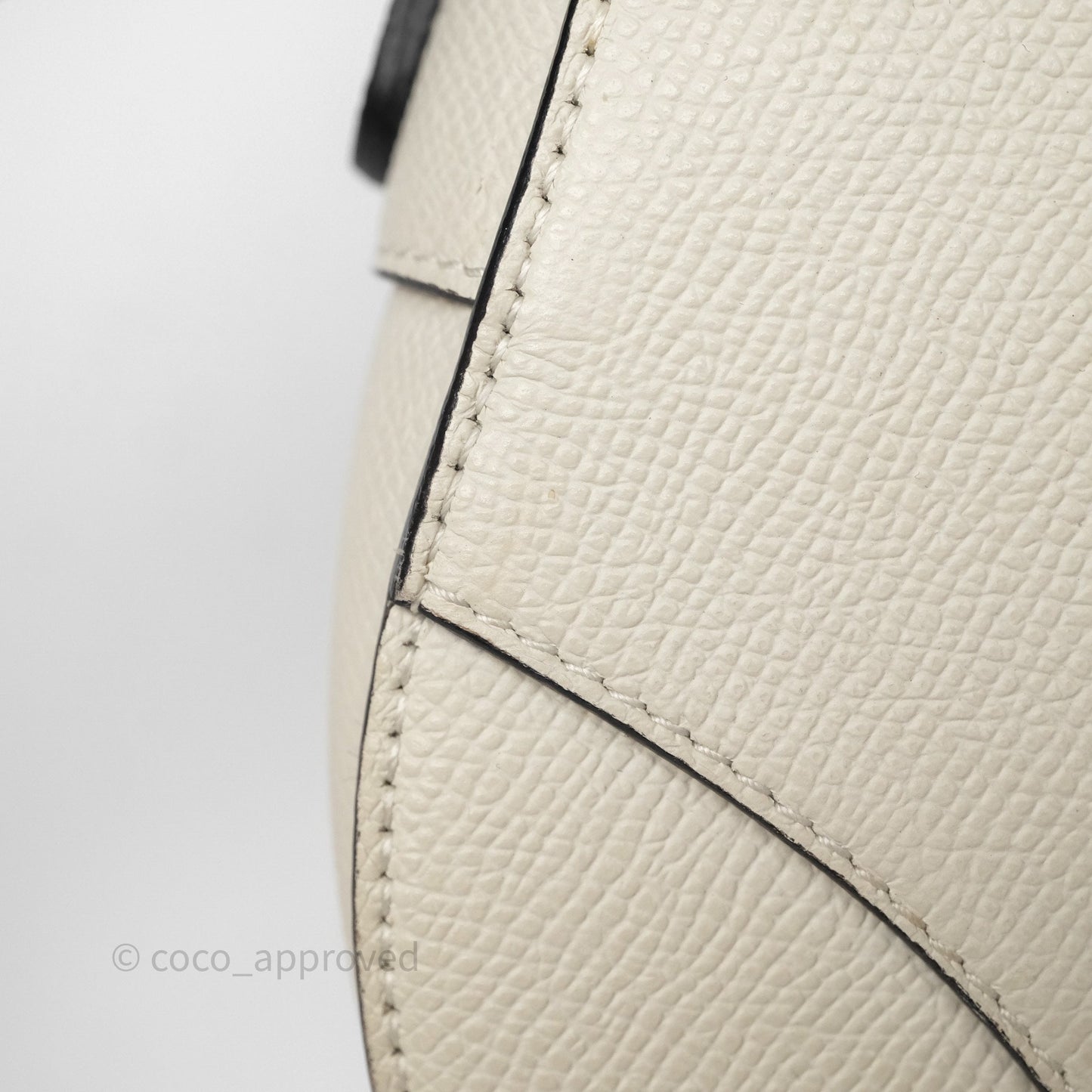 Christian Dior Mini Saddle Bag White Grained Calfskin Gold Hardware
