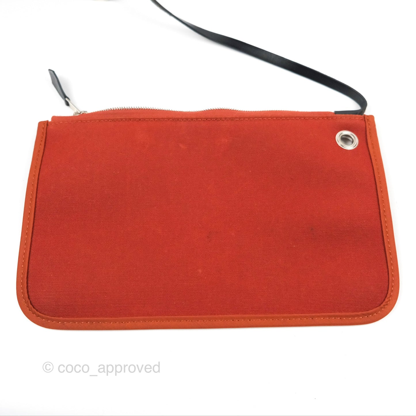 Hermès Herbag Zip 31 Cuivre/Black Canvas Palladium Hardware