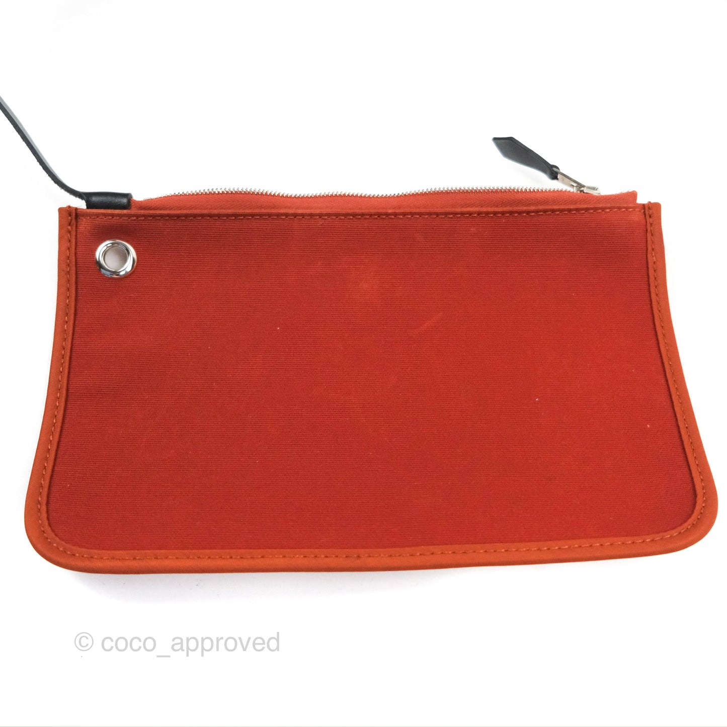 Hermès Herbag Zip 31 Cuivre/Black Canvas Palladium Hardware