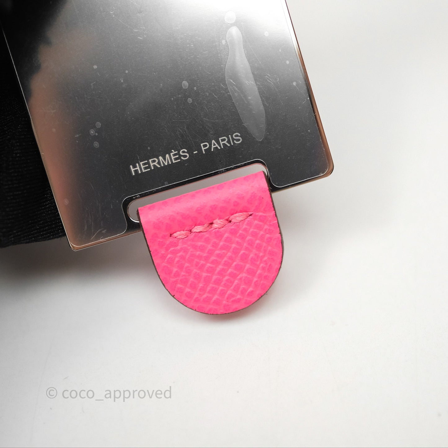 Hermès Mini Constance 18cm Rose Azalee 8W Palladium Hardware