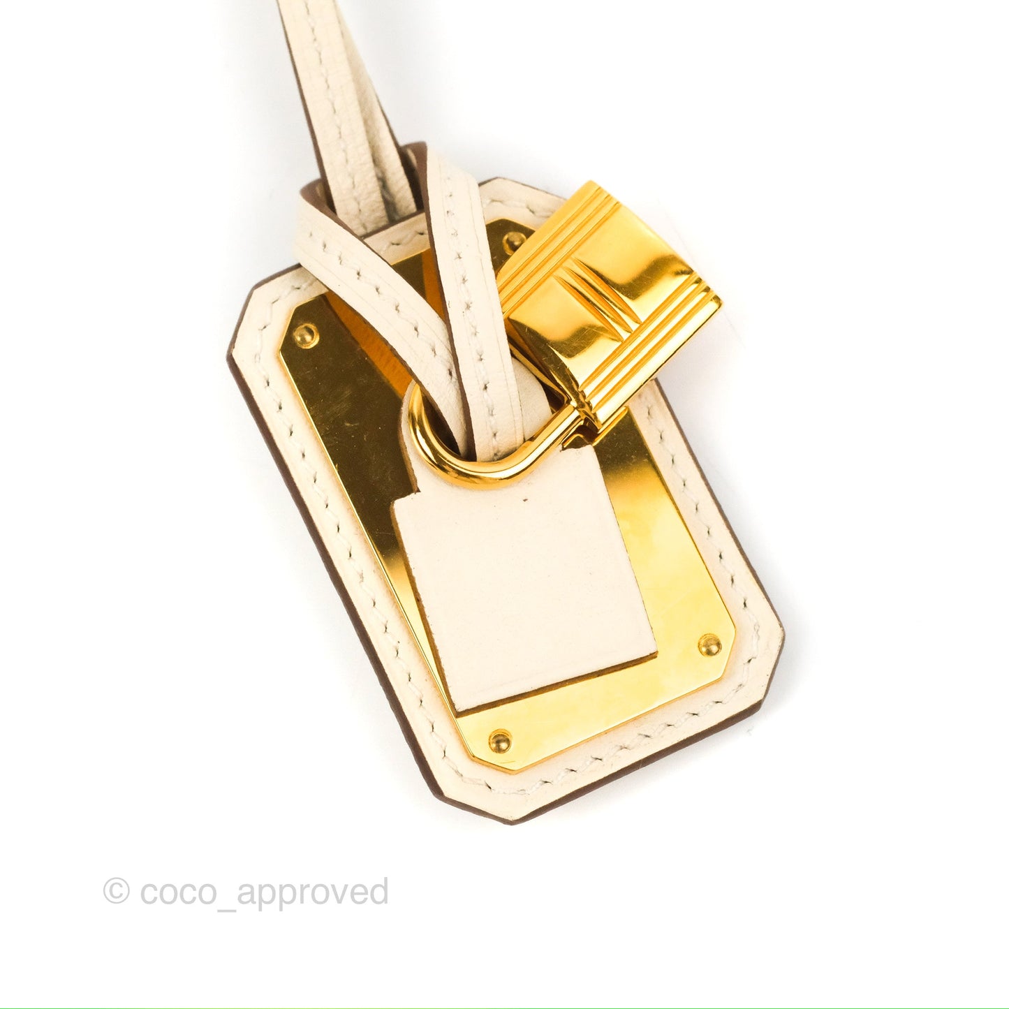 Hermès O'Kelly Pendant Large Model Necklace Nata Swift Gold
