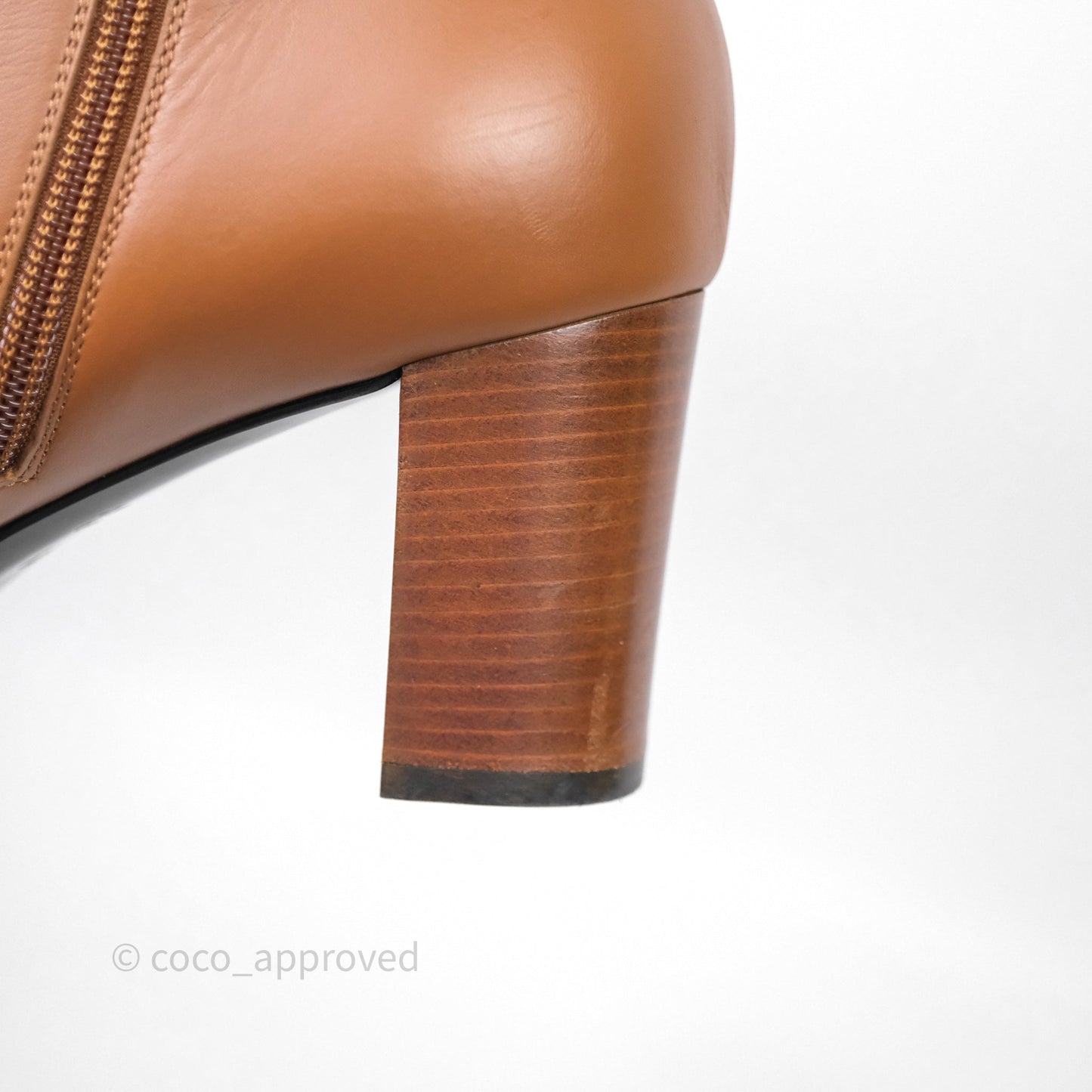Hermes Saint Germain Ankle Boots Brown Size 39