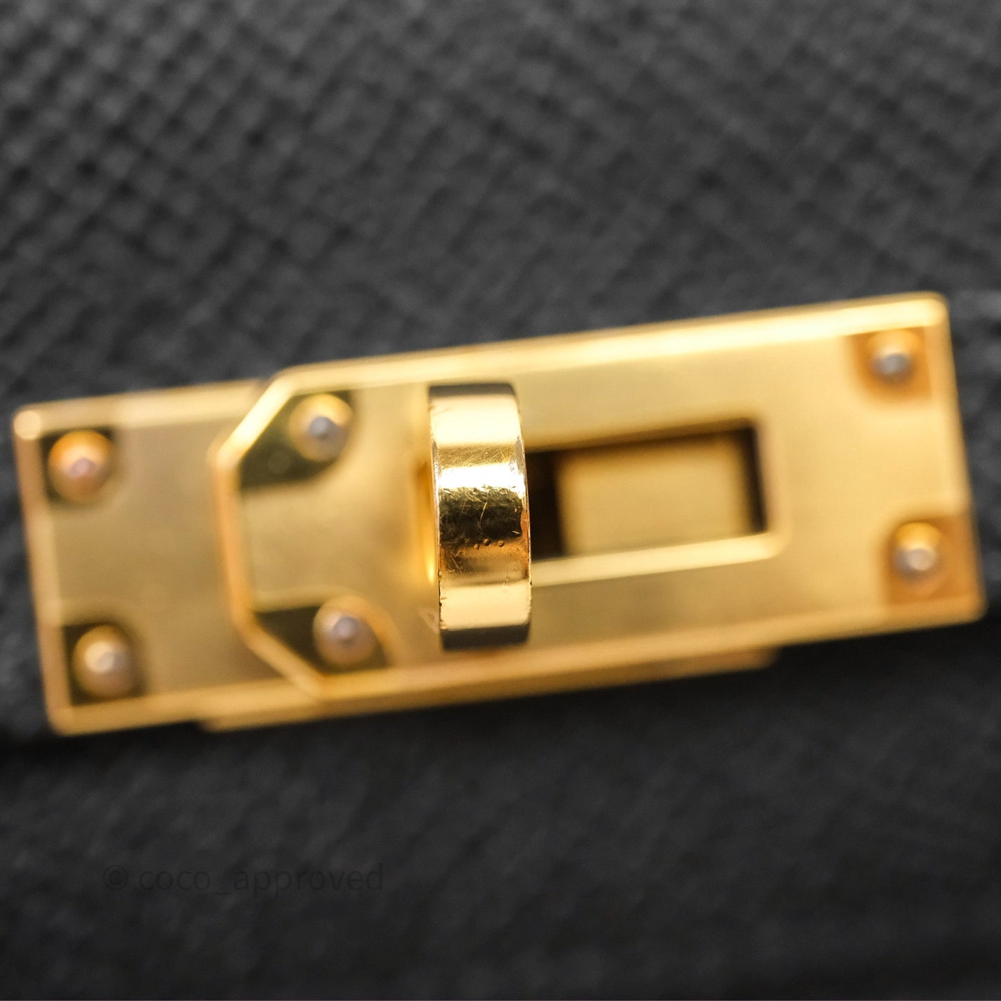 Hermès Kelly To Go Wallet Noir 89 Black Epsom Gold Hardware