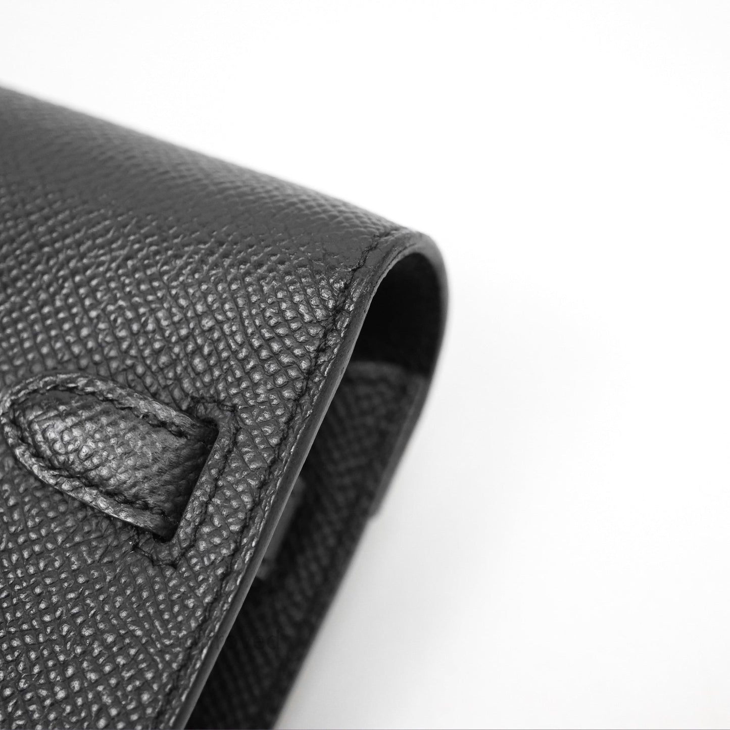 Hermès Kelly To Go Wallet Noir 89 Black Epsom Gold Hardware