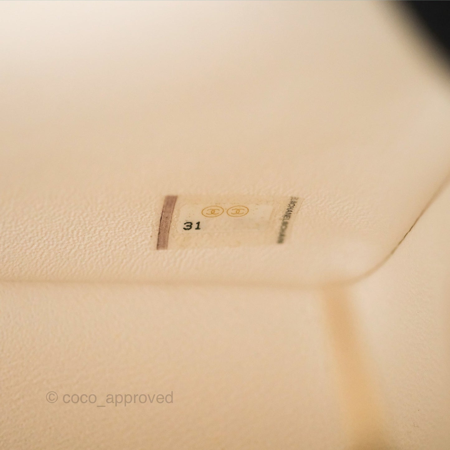 Chanel Top Handle Mini Rectangular Flap Bag White Caviar Aged Gold Hardware