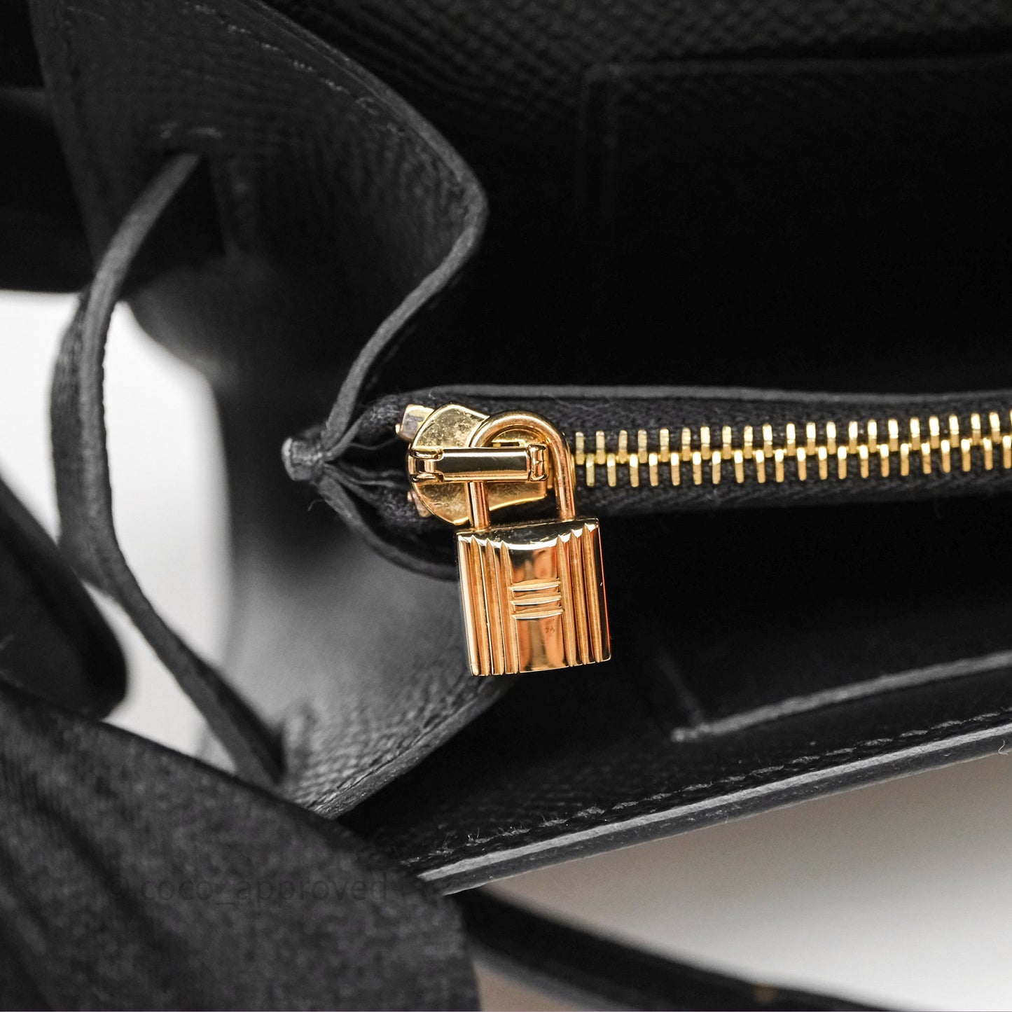 Hermès Kelly To Go Wallet Noir 89 Black Epsom Gold Hardware