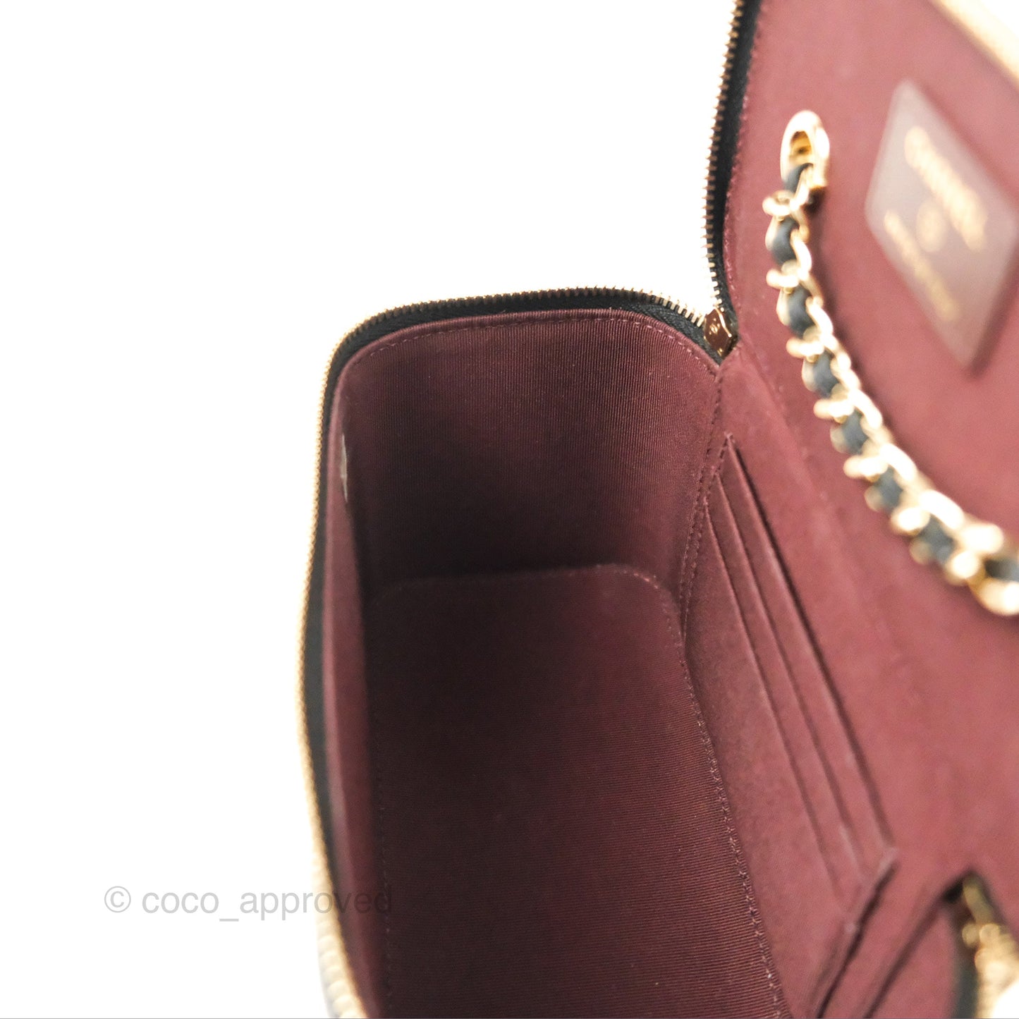 Chanel Classic Vanity Rectangular Black Caviar Gold Hardware