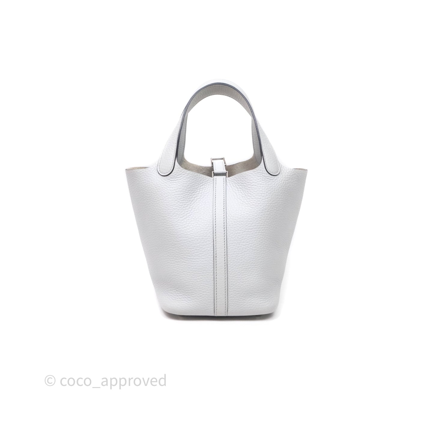 Hermès Picotin Lock 18 Bleu Pale 08 Clemence Palladium Hardware