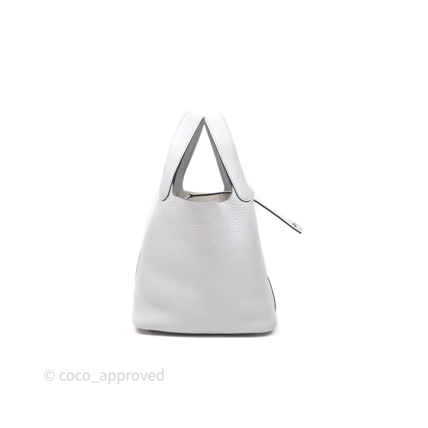 Hermès Picotin Lock 18 Bleu Pale 08 Clemence Palladium Hardware