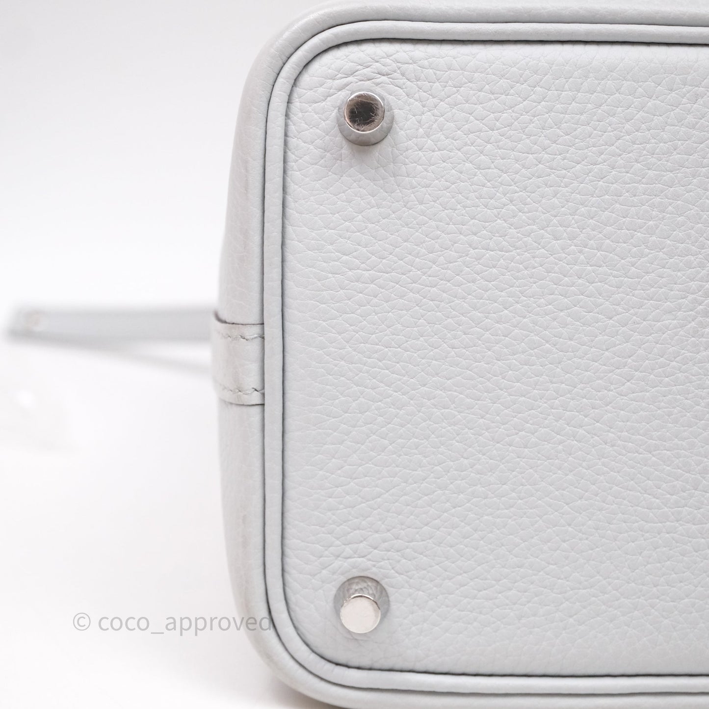 Hermès Picotin Lock 18 Bleu Pale 08 Clemence Palladium Hardware