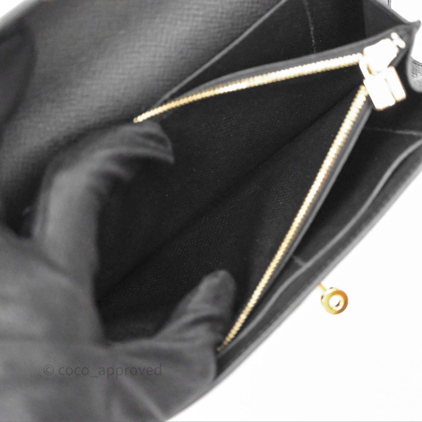 Hermès Kelly To Go Wallet Noir 89 Black Epsom Gold Hardware