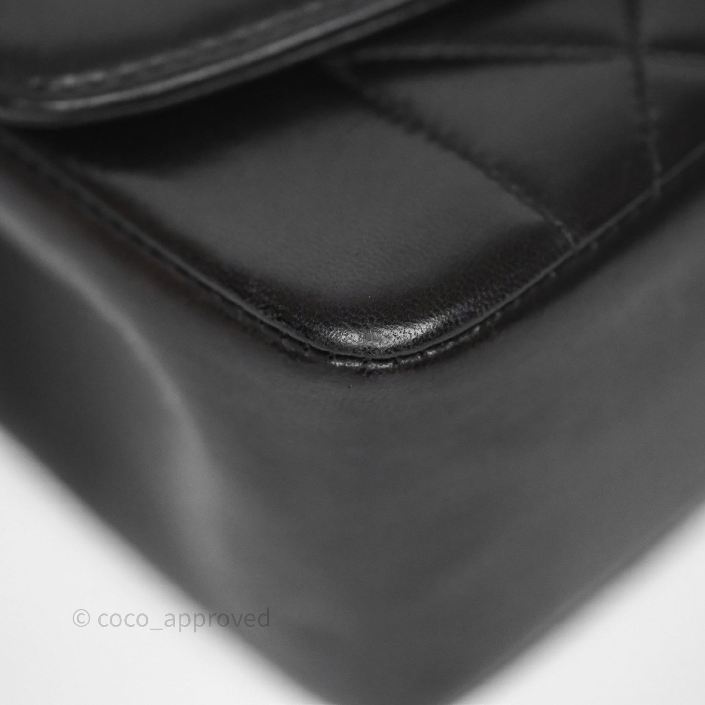Chanel Vintage Small Diana Bag Quilted Black Lambskin 24K Gold Hardware
