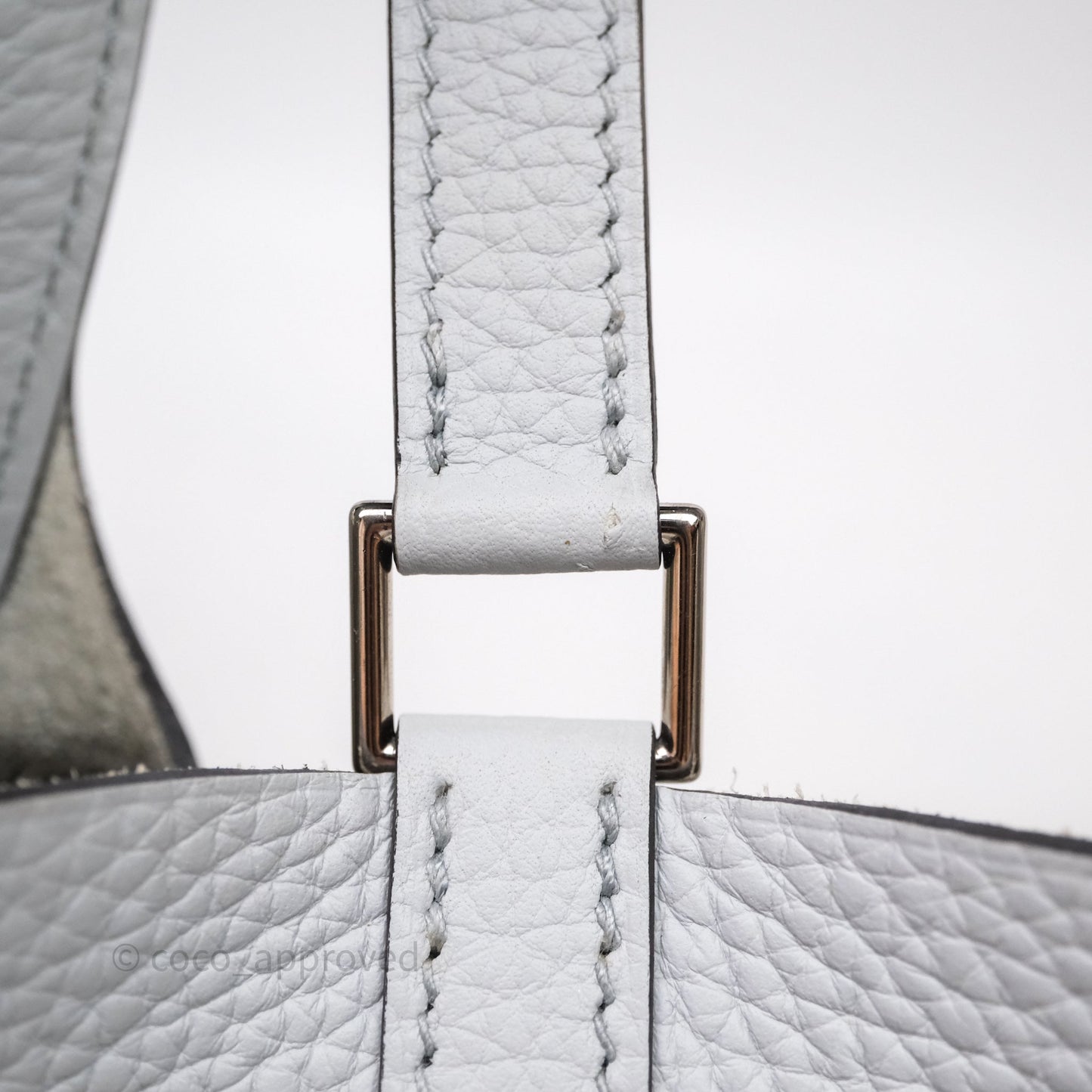 Hermès Picotin Lock 18 Bleu Pale 08 Clemence Palladium Hardware