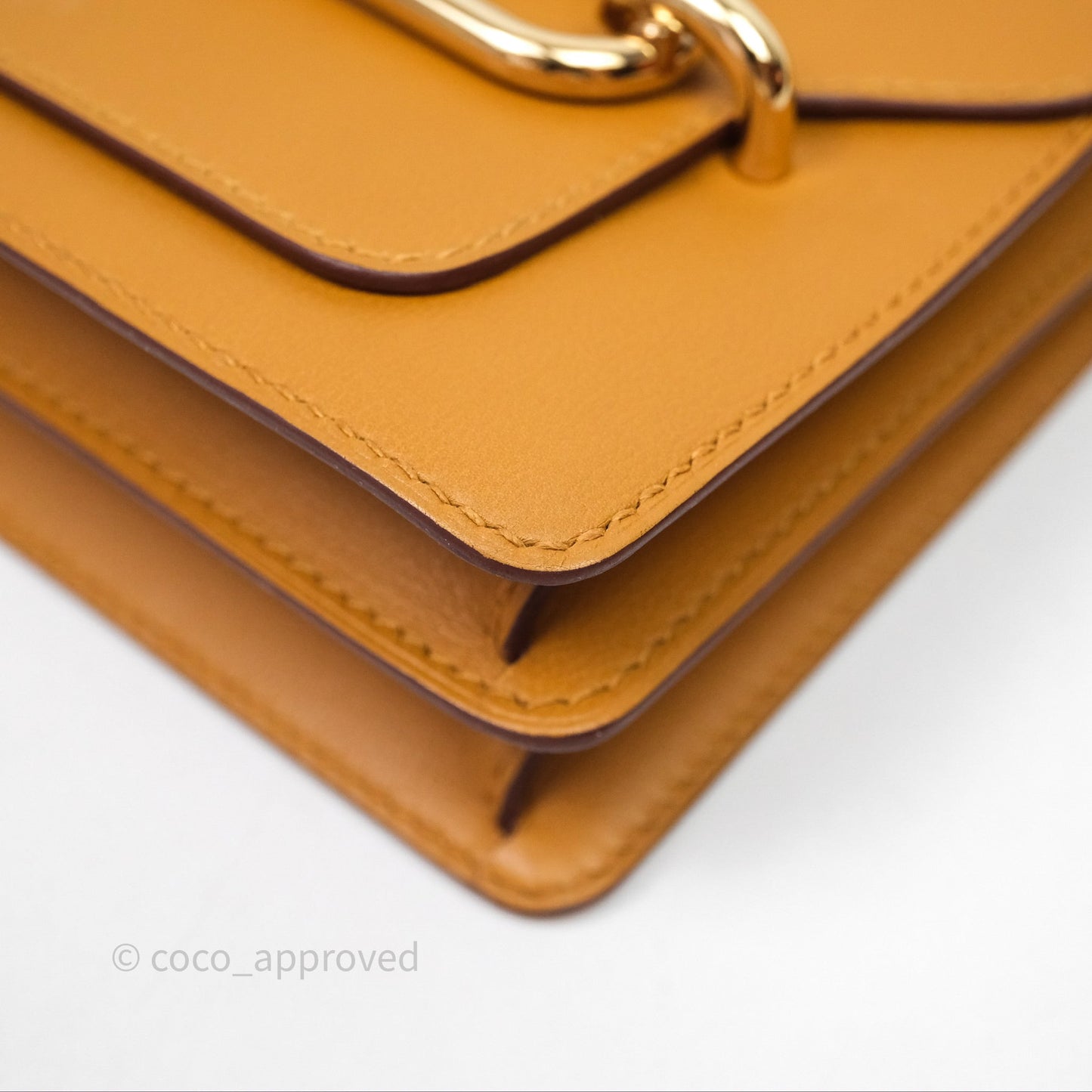 Hermes Roulis 23 Veau Allegretto 2S Sesame Gold Hardware