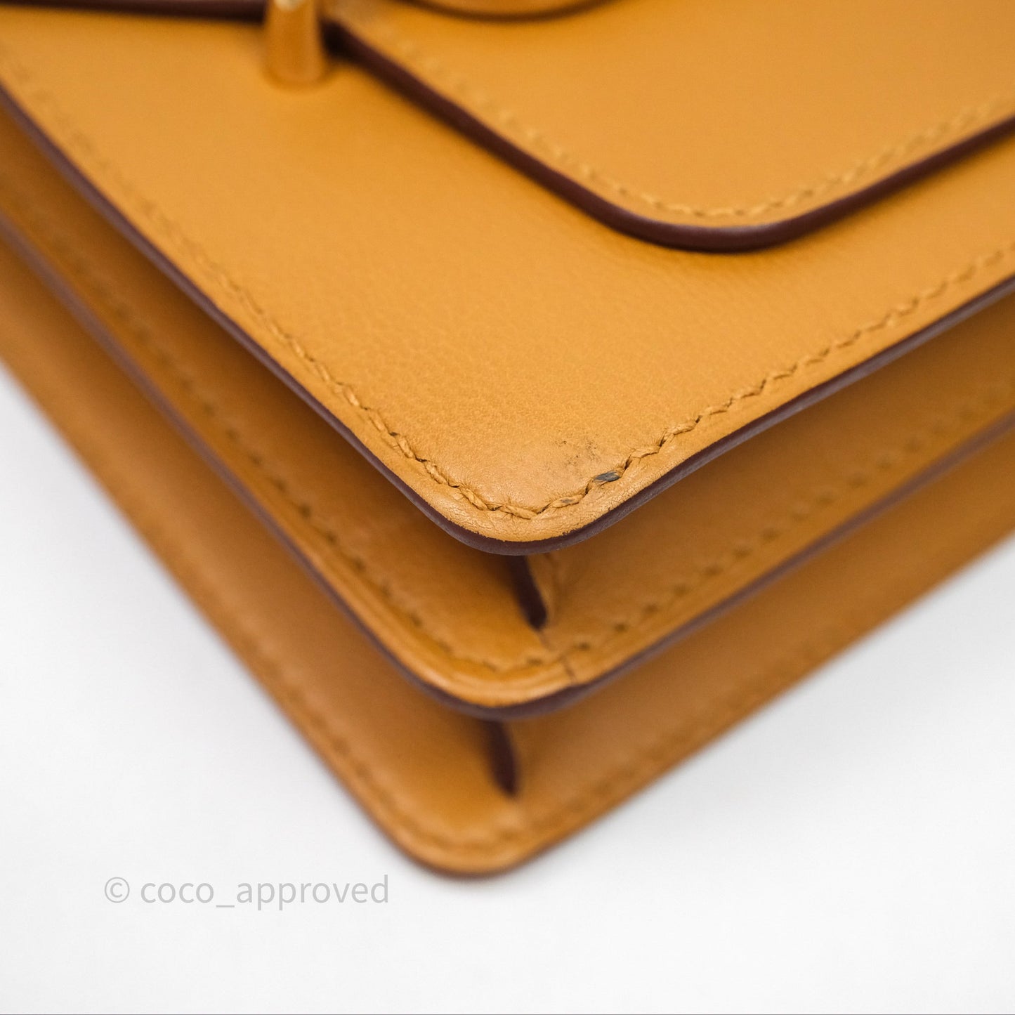 Hermes Roulis 23 Veau Allegretto 2S Sesame Gold Hardware