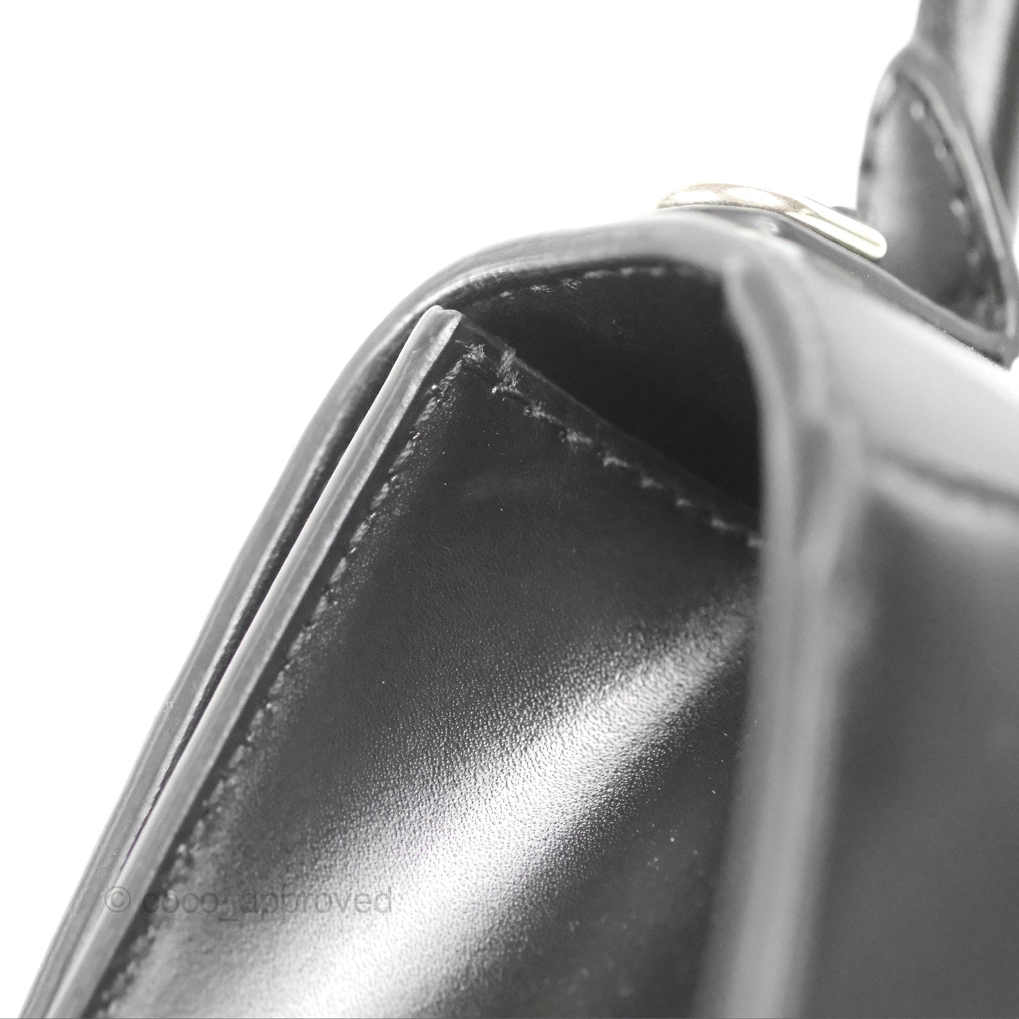 Balenciaga Small Hourglass Graffiti Top Handle Bag Black Calfskin