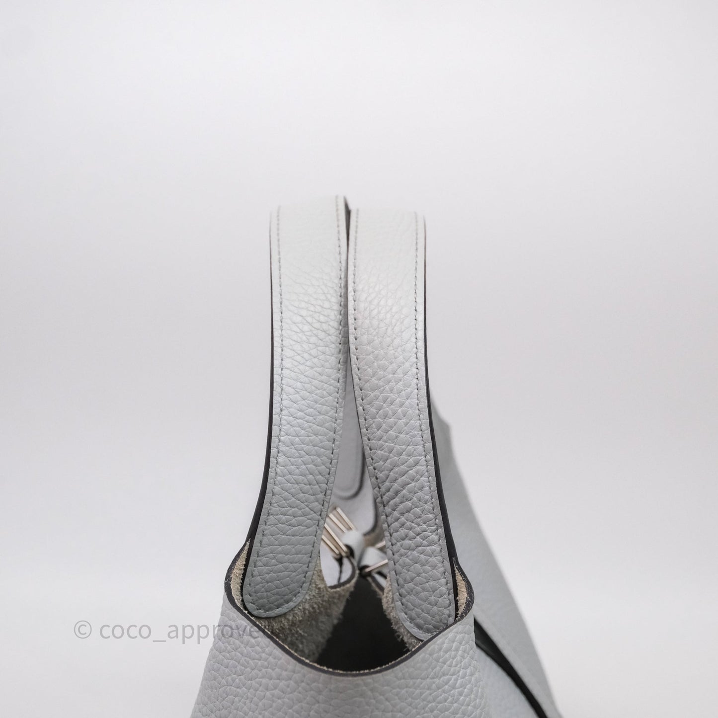 Hermès Picotin Lock 18 Bleu Pale 08 Clemence Palladium Hardware