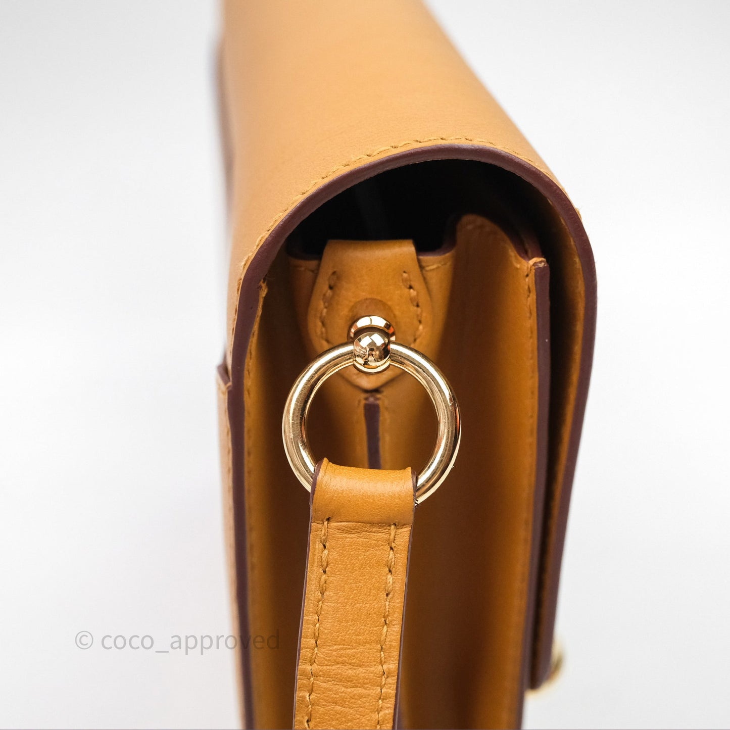 Hermes Roulis 23 Veau Allegretto 2S Sesame Gold Hardware