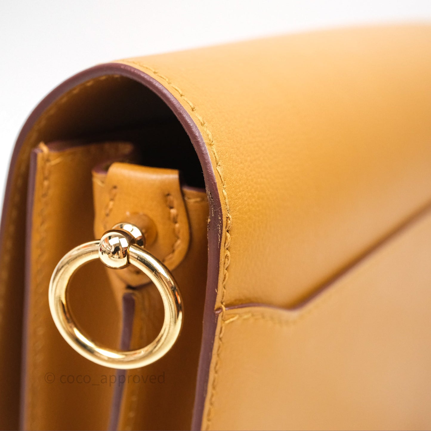 Hermes Roulis 23 Veau Allegretto 2S Sesame Gold Hardware