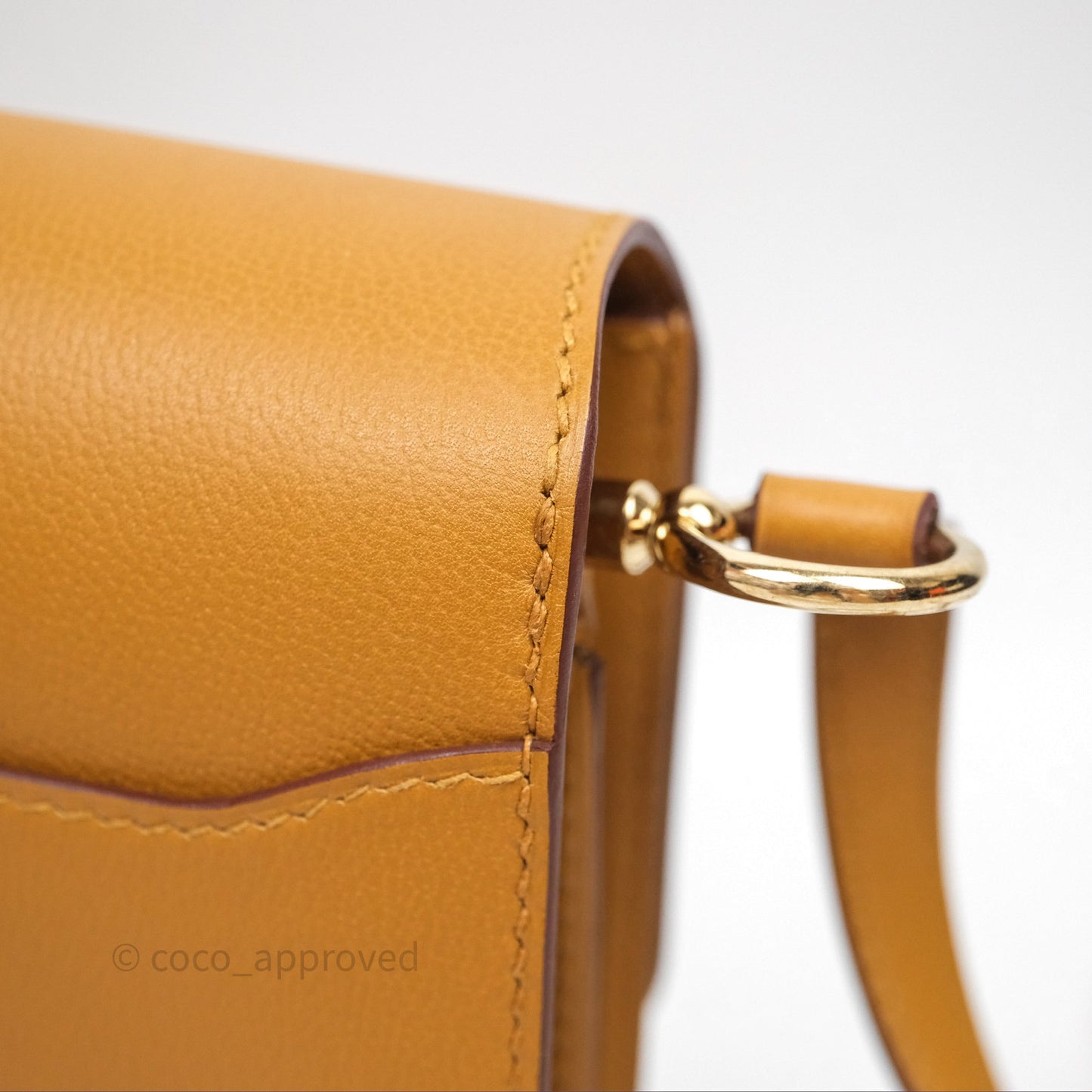 Hermes Roulis 23 Veau Allegretto 2S Sesame Gold Hardware