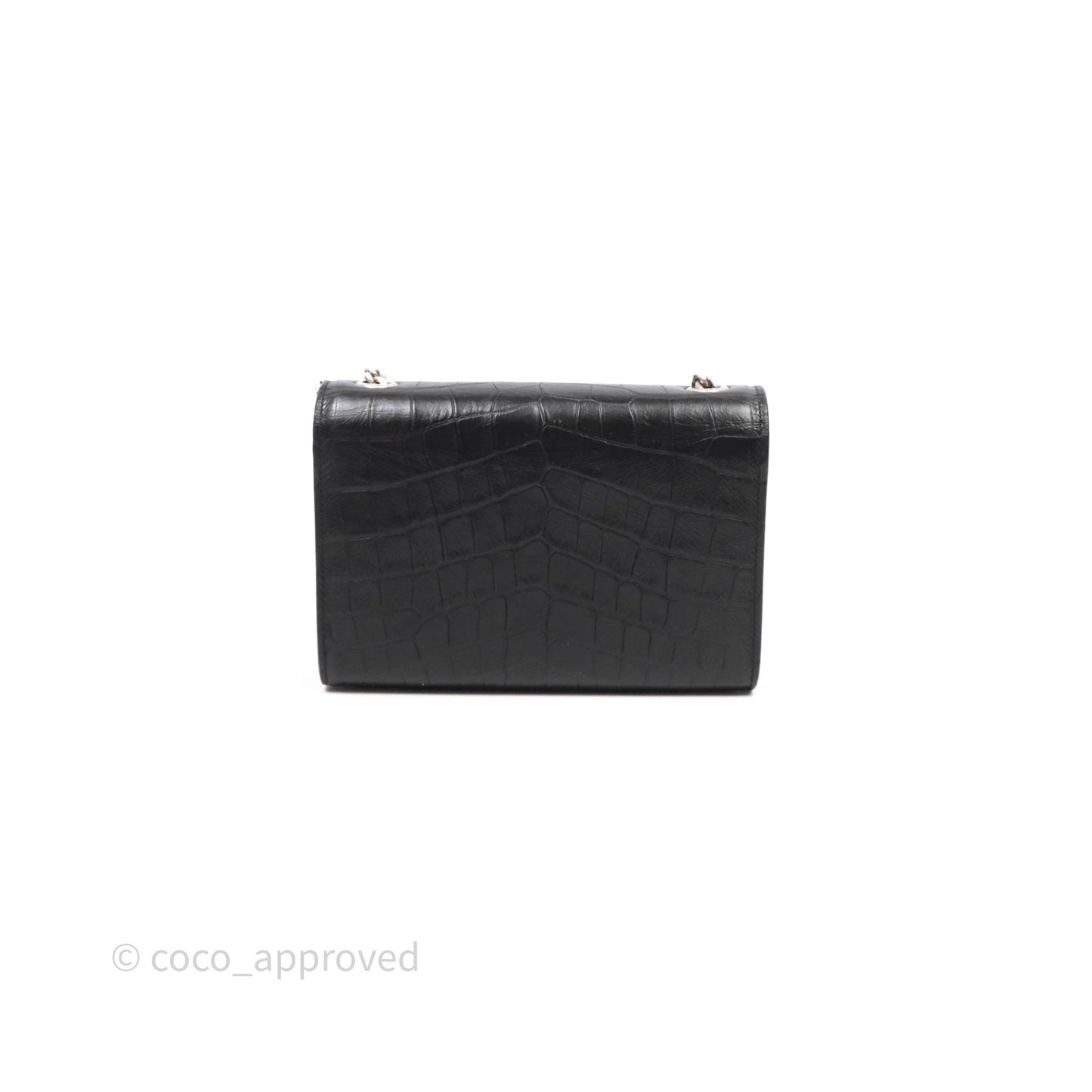 Saint Laurent Kate Tassel Bag Black Silver Hardware