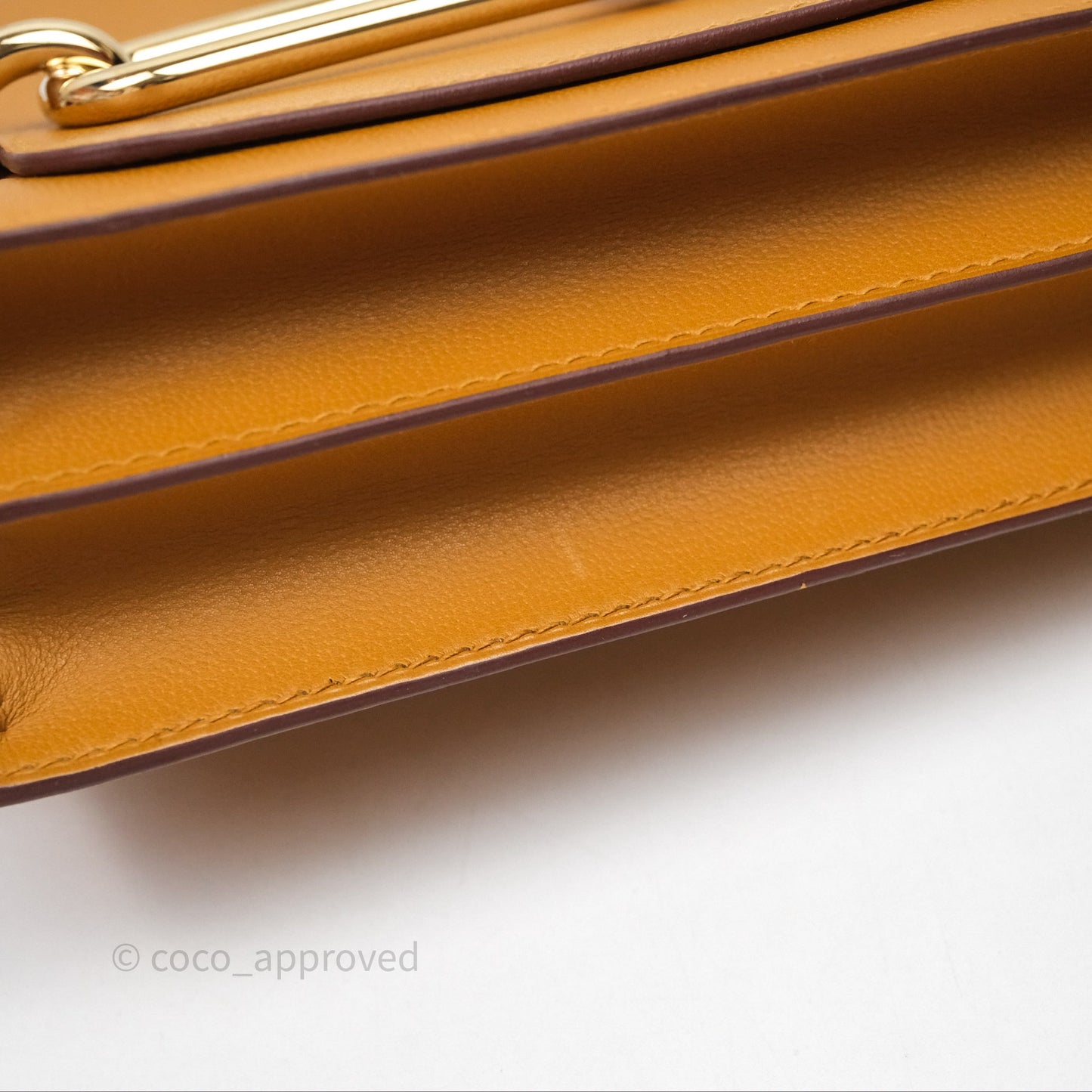 Hermes Roulis 23 Veau Allegretto 2S Sesame Gold Hardware