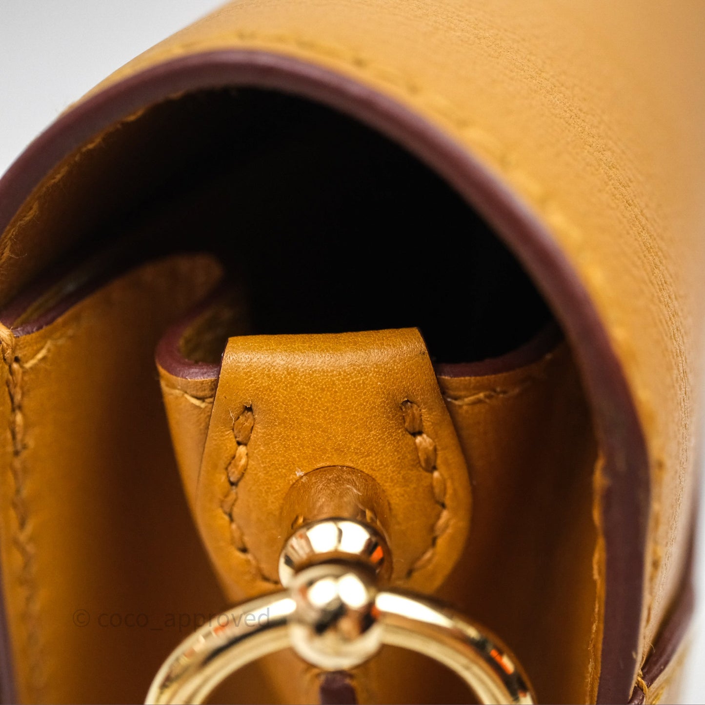 Hermes Roulis 23 Veau Allegretto 2S Sesame Gold Hardware