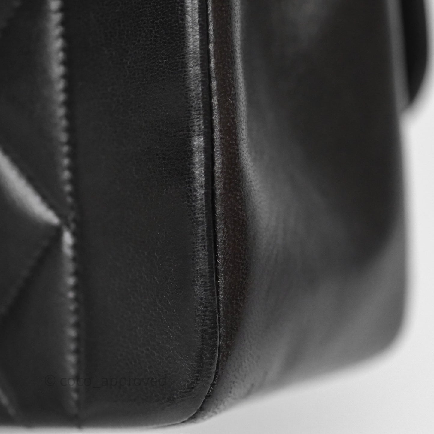 Chanel Vintage Small Diana Bag Quilted Black Lambskin 24K Gold Hardware